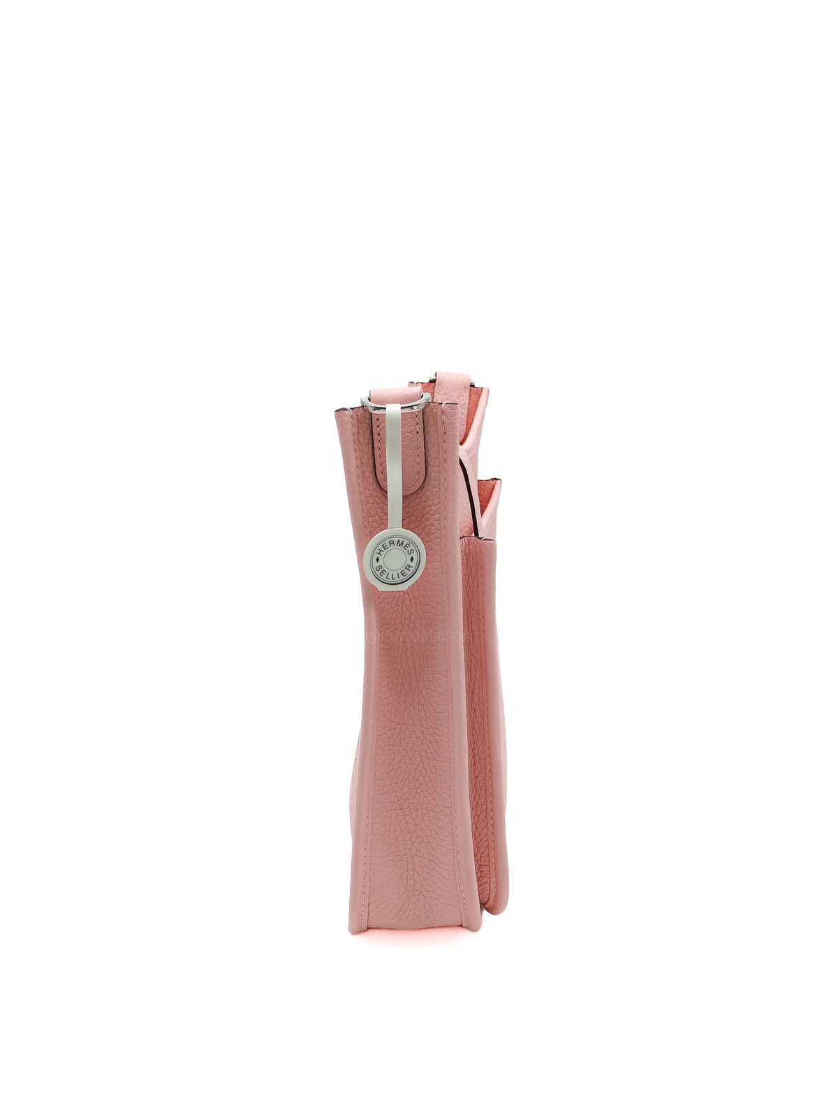 Hermes Evelyne Poche III 23 in Sakura Pink Clemence Leather Palladium Hardware Stamp K (2025)