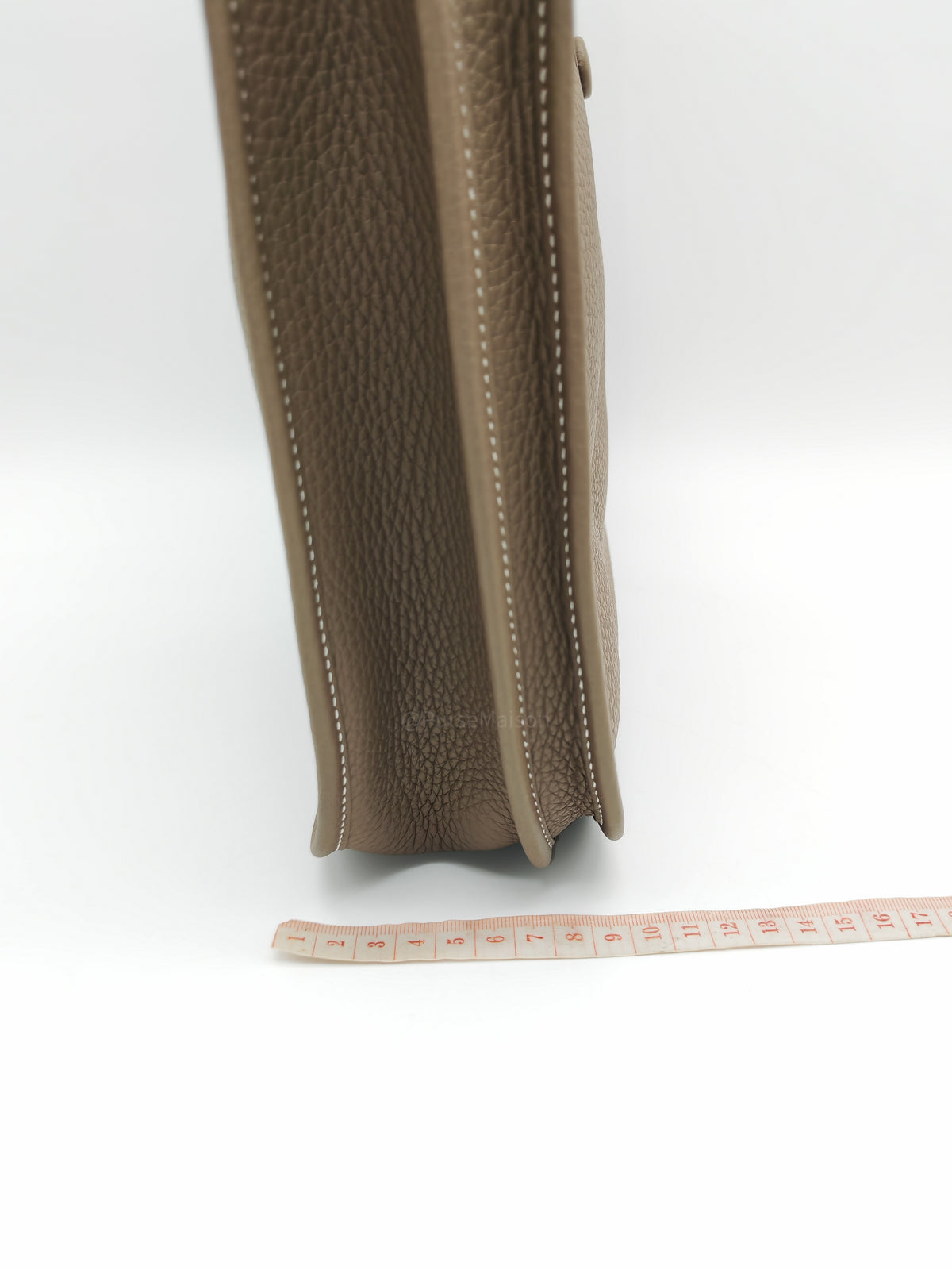 Hermes Evelyne PM in Etoupe Clemence Leather Palladium Hardware Stamp K (2026)