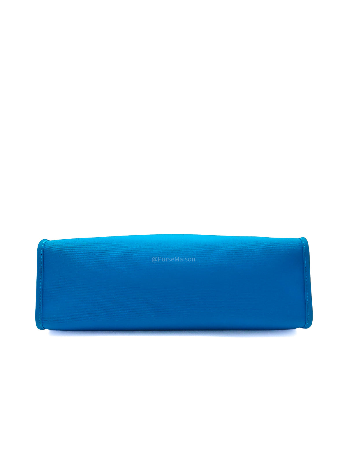 Hermes Herbag Zip 31 in Bleu Indigo Vache Hunter and Bleu Zanzibar Toile Canvas Palladium Hardware Stamp A (2017) | Purse Maison Luxury Bags Shop