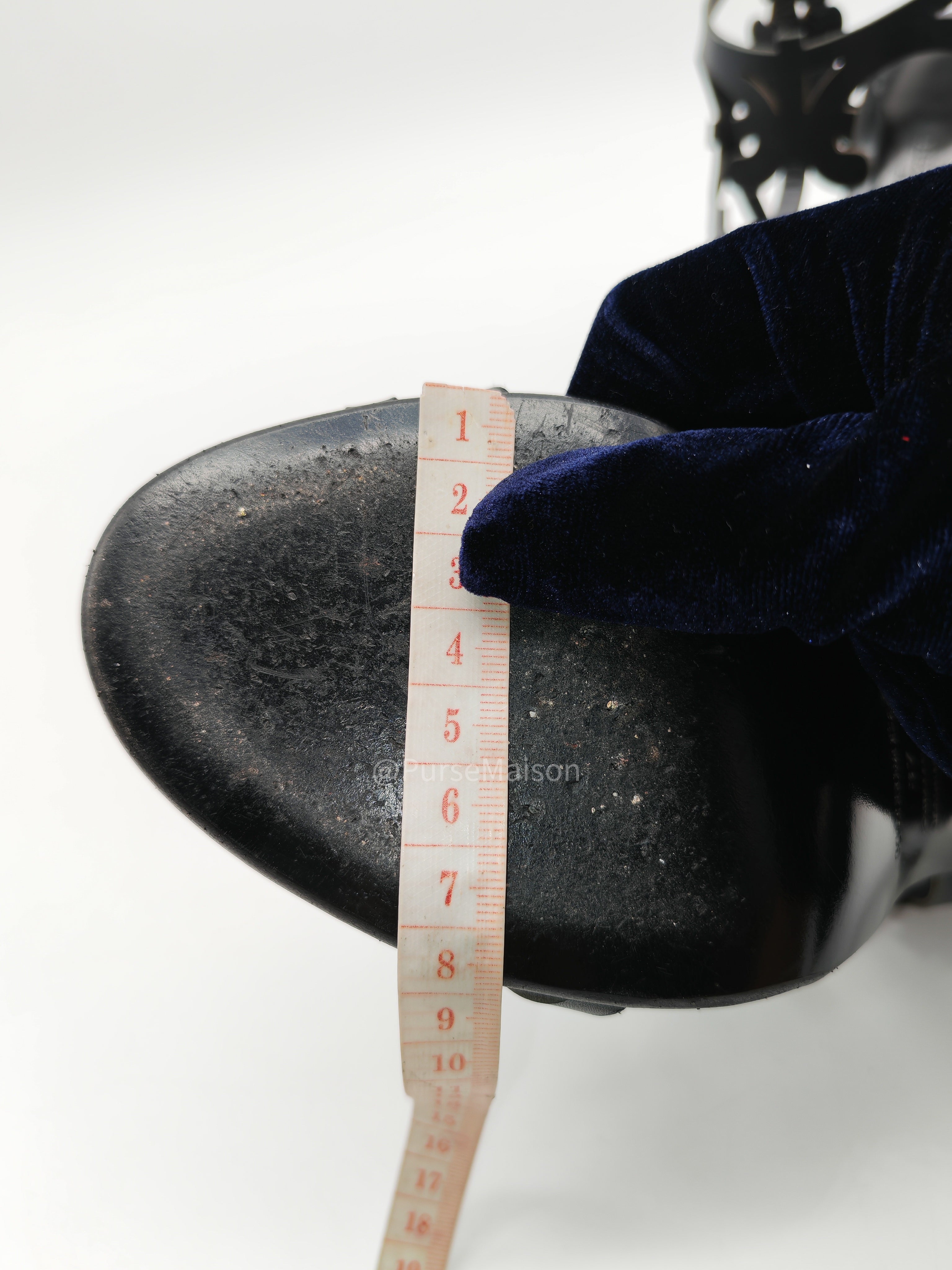 Hermes Keira Ankle Sandals in Black Calfskin Leather Size 37 (24 cm)