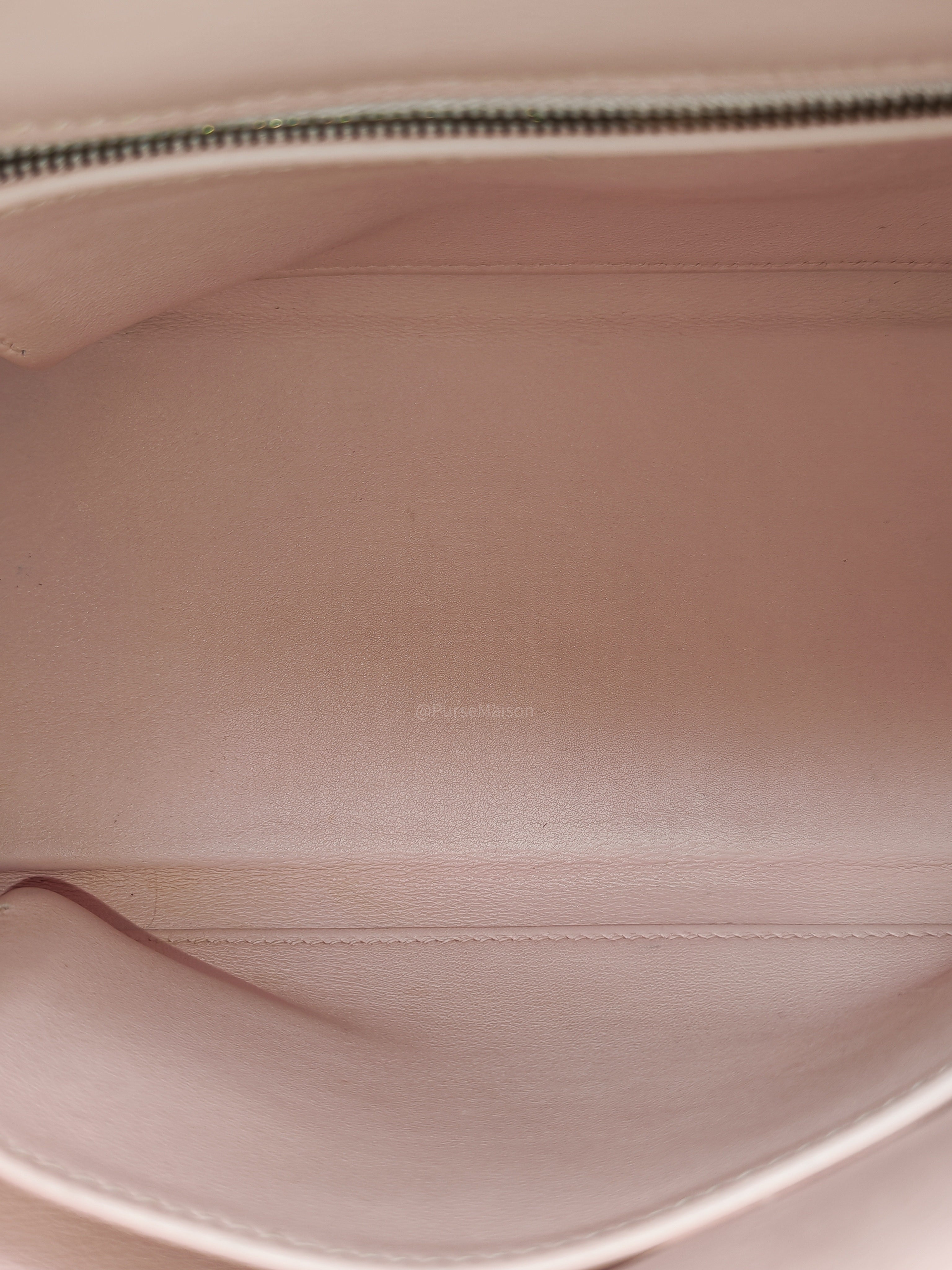 Hermes Kelly 25 Retourne in Rose Sakura Swift Leather and Gold Hardware Stamp T (2015)