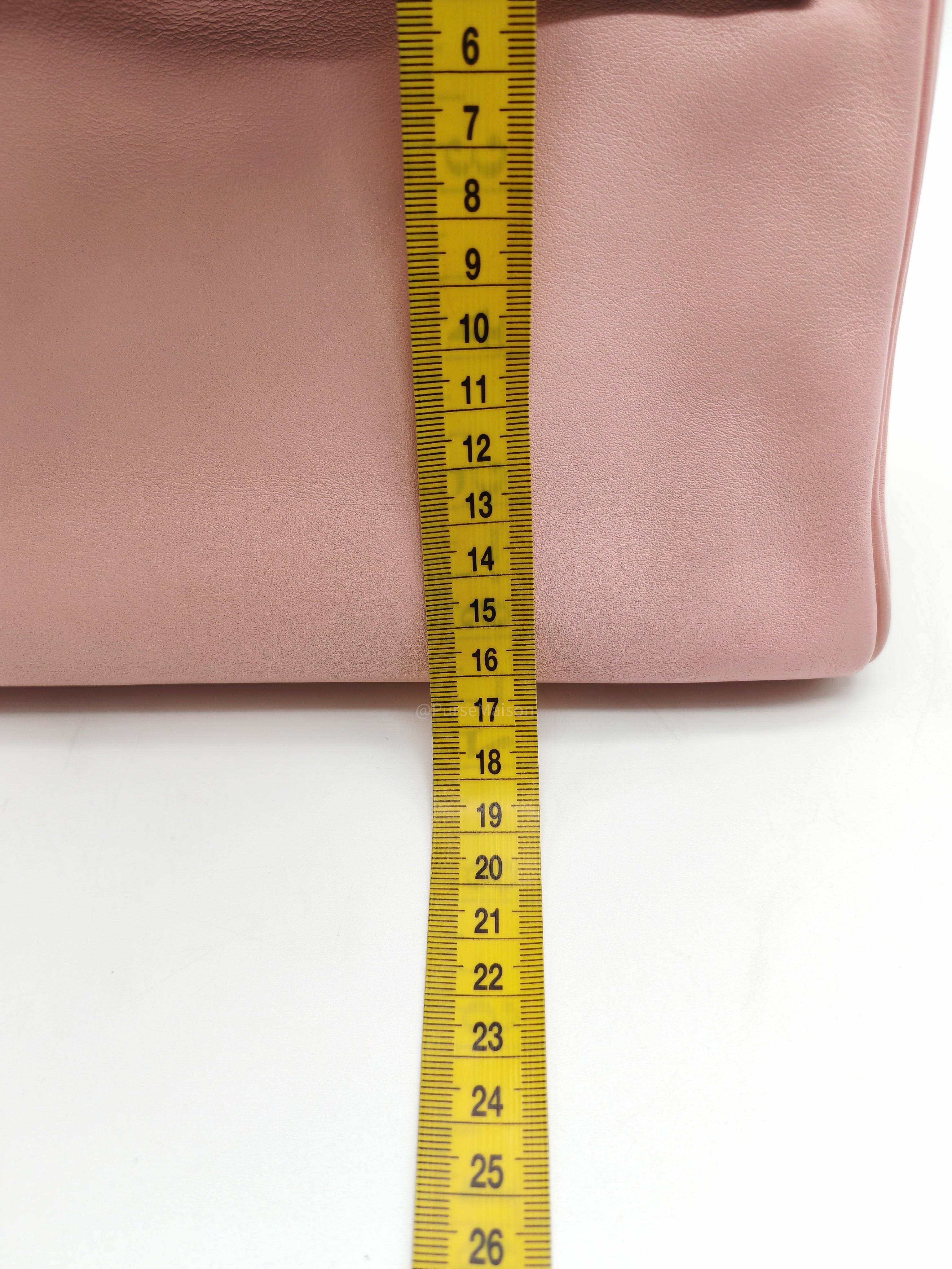 Hermes Kelly 25 Retourne in Rose Sakura Swift Leather and Gold Hardware Stamp T (2015)