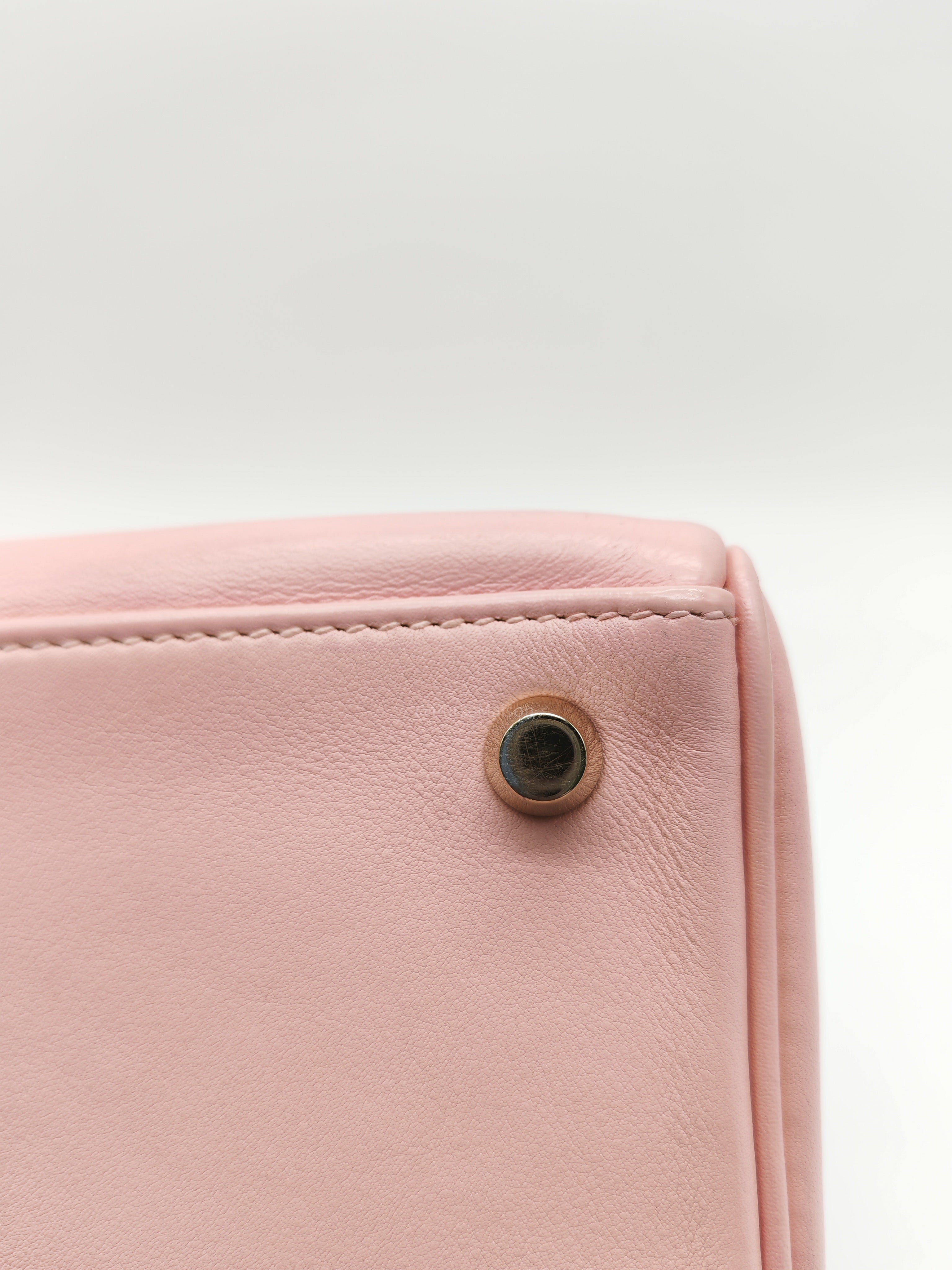 Hermes Kelly 25 Retourne in Rose Sakura Swift Leather and Gold Hardware Stamp T (2015)