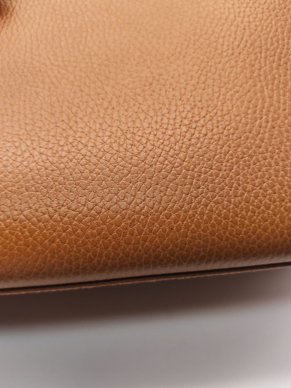 Hermes Kelly 35 in Gold Ardennes Leather Gold Hardware Stamp X Circle (1994)
