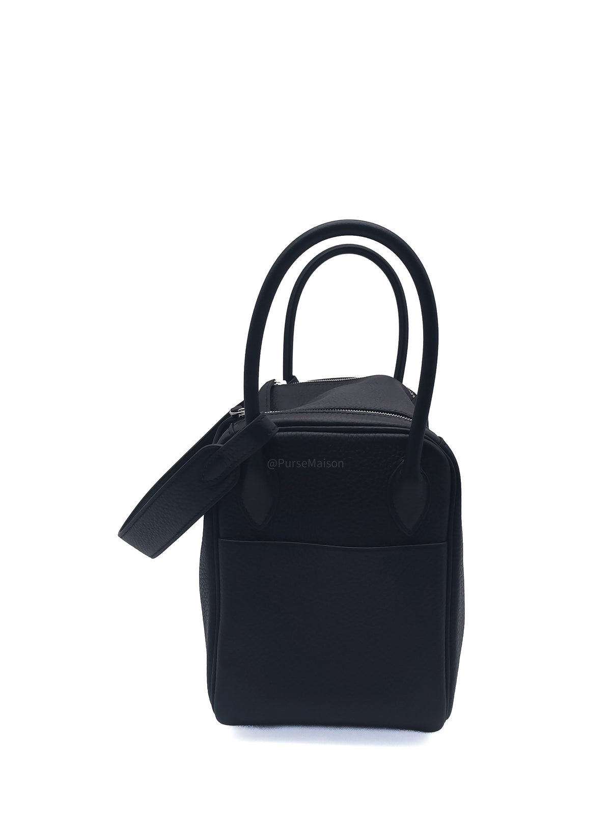 Hermes Lindy 26 in Noir Clemence Leather Palladium Hardware Stamp G (2026)