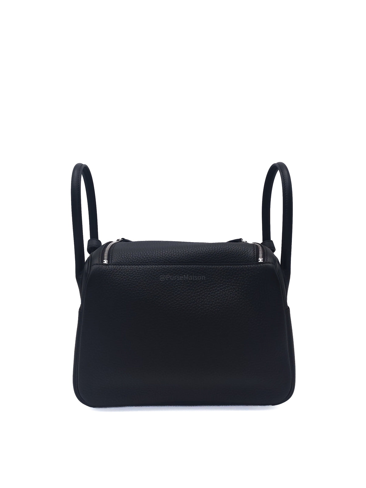 Hermes Lindy 26 in Noir Clemence Leather Palladium Hardware Stamp G (2026)