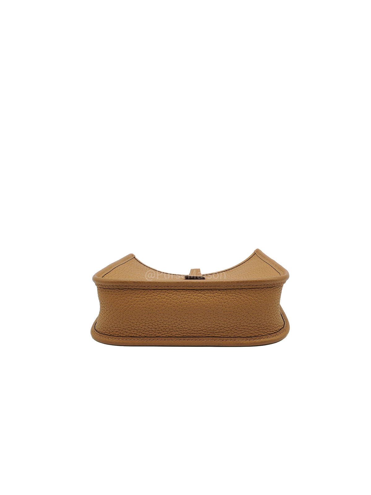 Hermes Mini Evelyne 16 in Biscuit Clemence Leather and Palladium Hardware Stamp Z (2021)