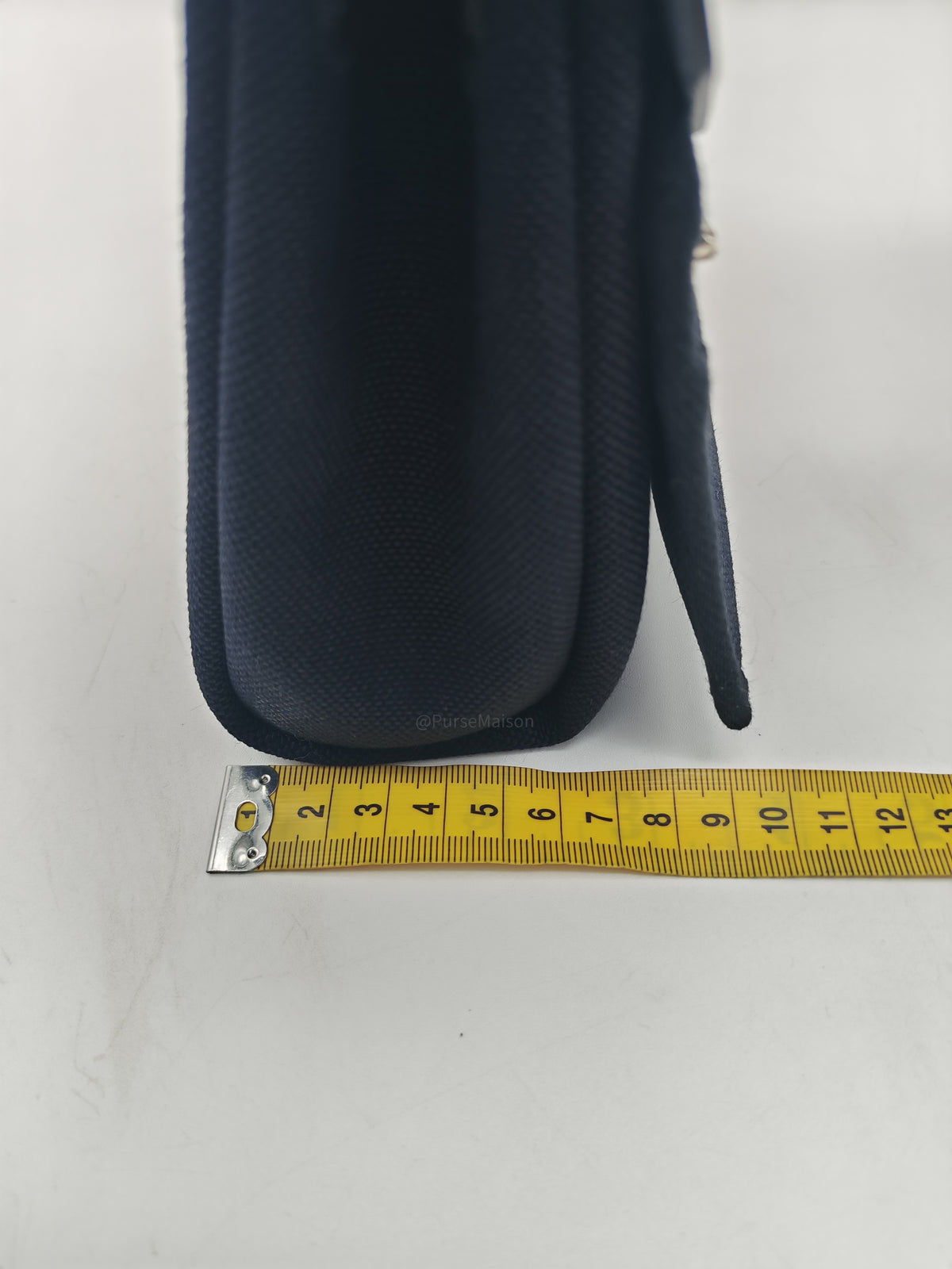 Hermes Mini Herbag Zip RT 20 in Blue Indigo Canvas & Noir Leather Palladium Hardware Stamp G (2025)