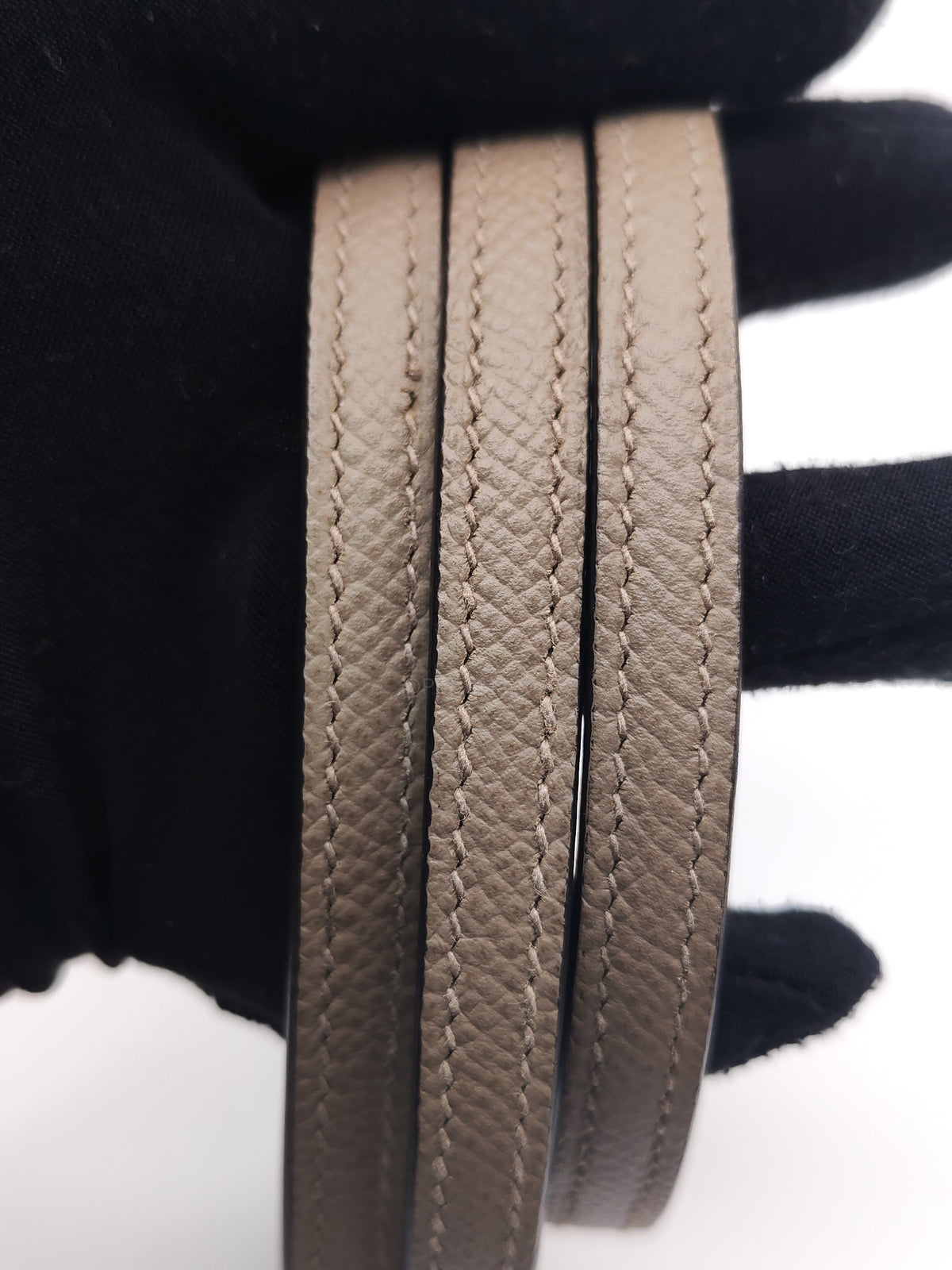 Hermes Mini Kelly in Gris Asphalte Epsom Leather Palladium Hardware Stamp C(2018)