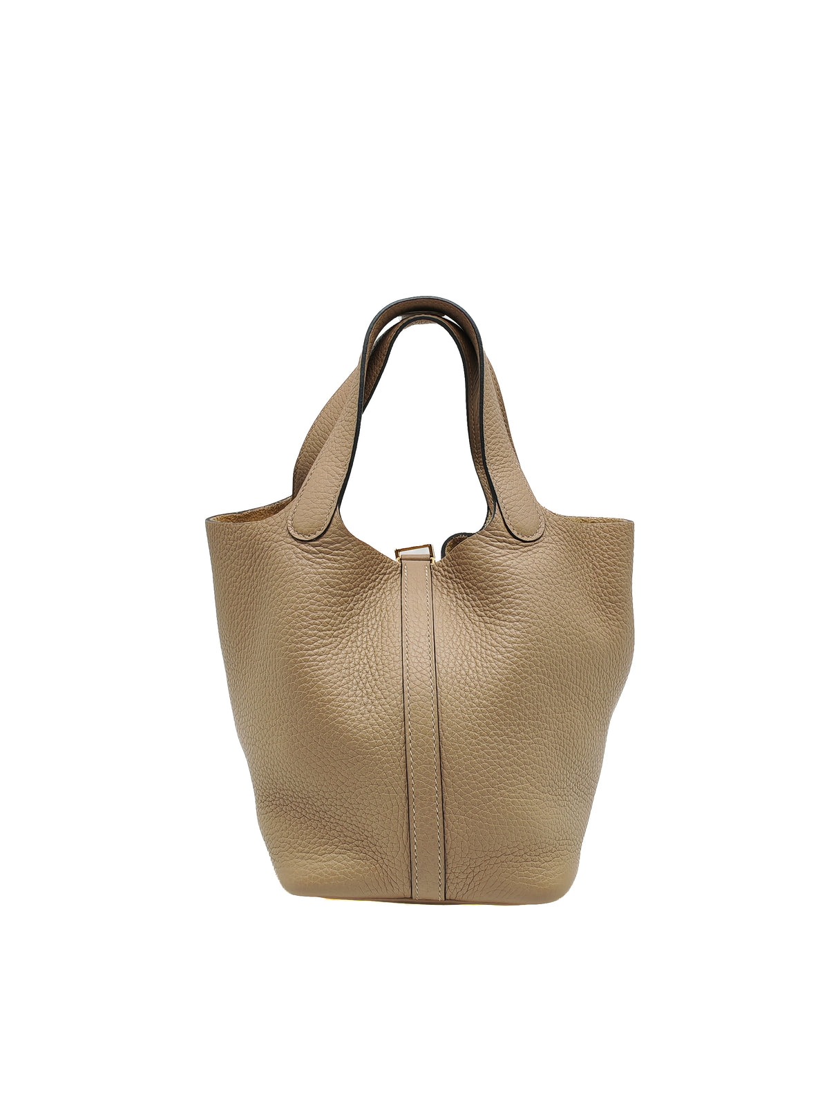 Hermes Picotin Lock 18 in Trench Taurillon Clemence Leather Gold Hardware Stamp Z(2021)