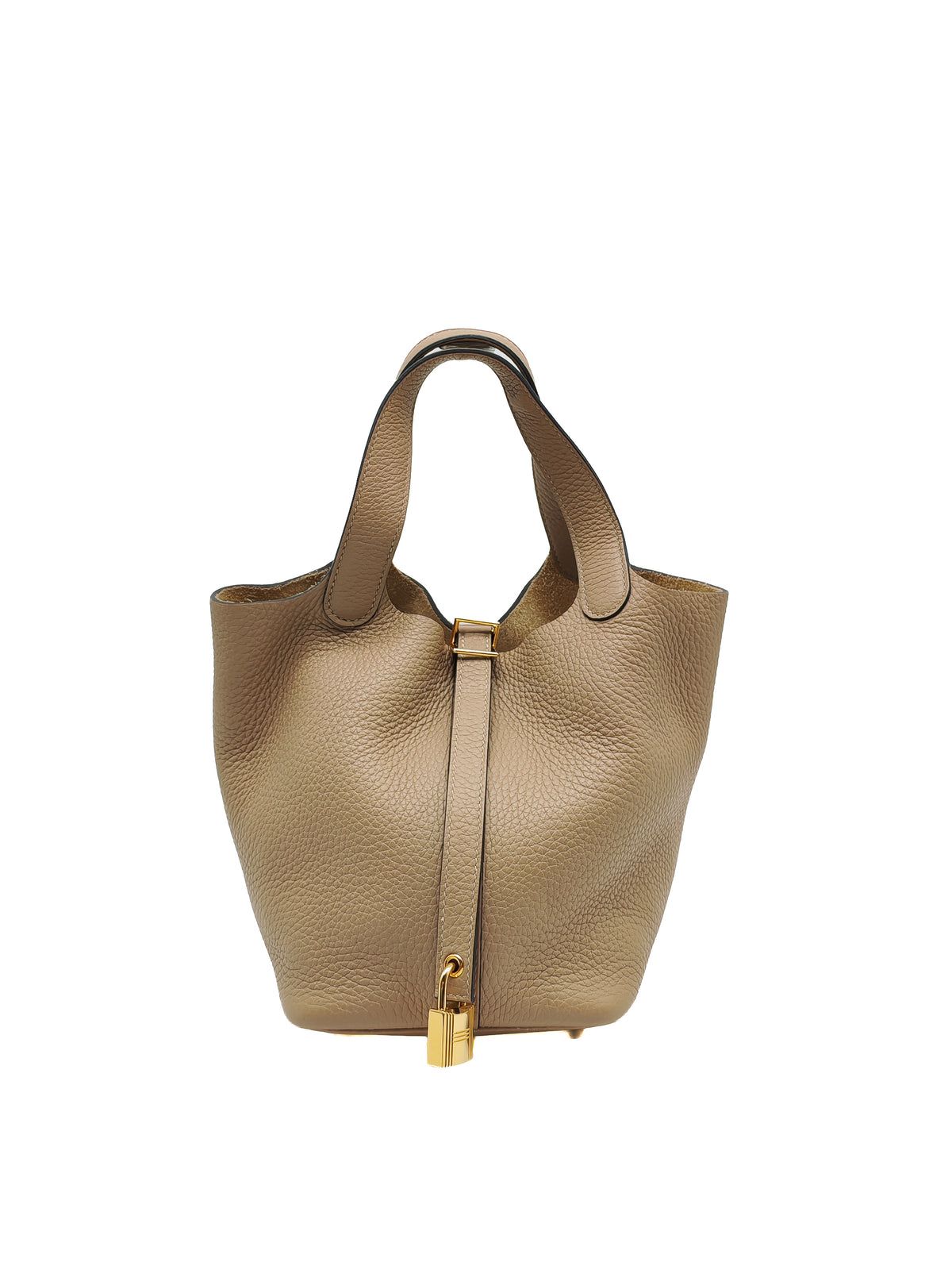 Hermes Picotin Lock 18 in Trench Taurillon Clemence Leather Gold Hardware Stamp Z(2021)
