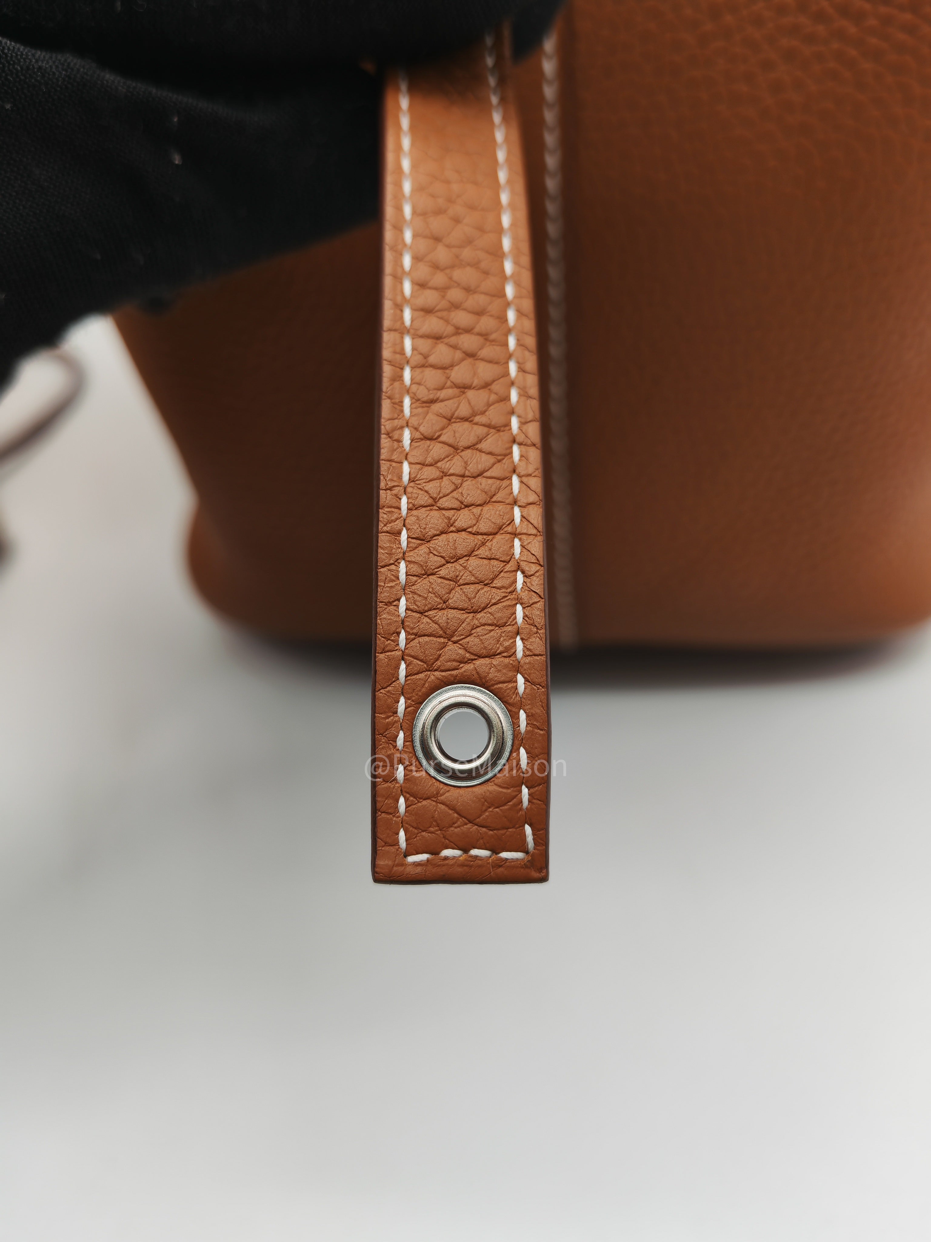 Hermes Picotin 22 in Gold Taurillion Maurice Leather Palladium Hardware Stamp U(2022)