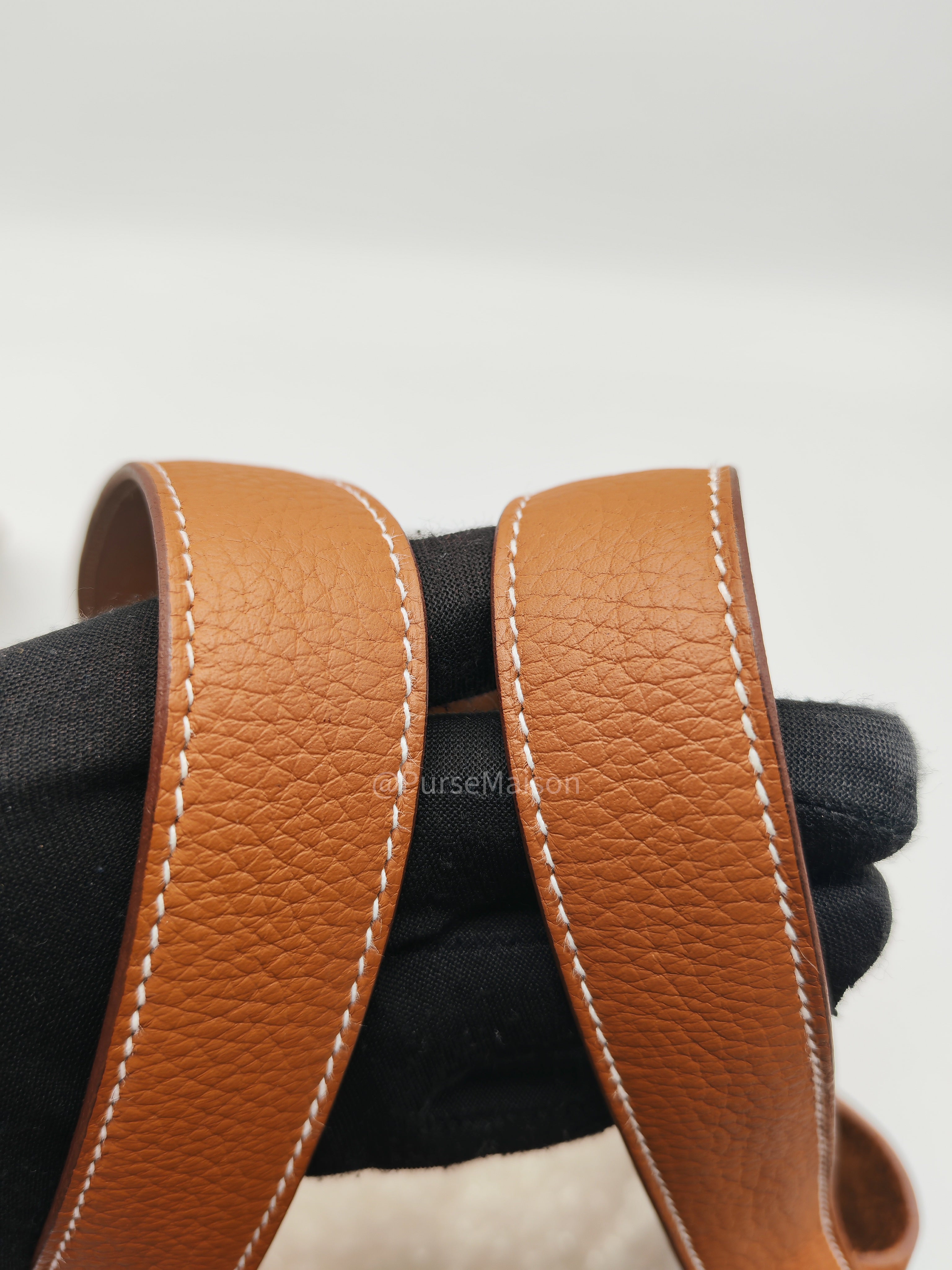 Hermes Picotin 22 in Gold Taurillion Maurice Leather Palladium Hardware Stamp U(2022)