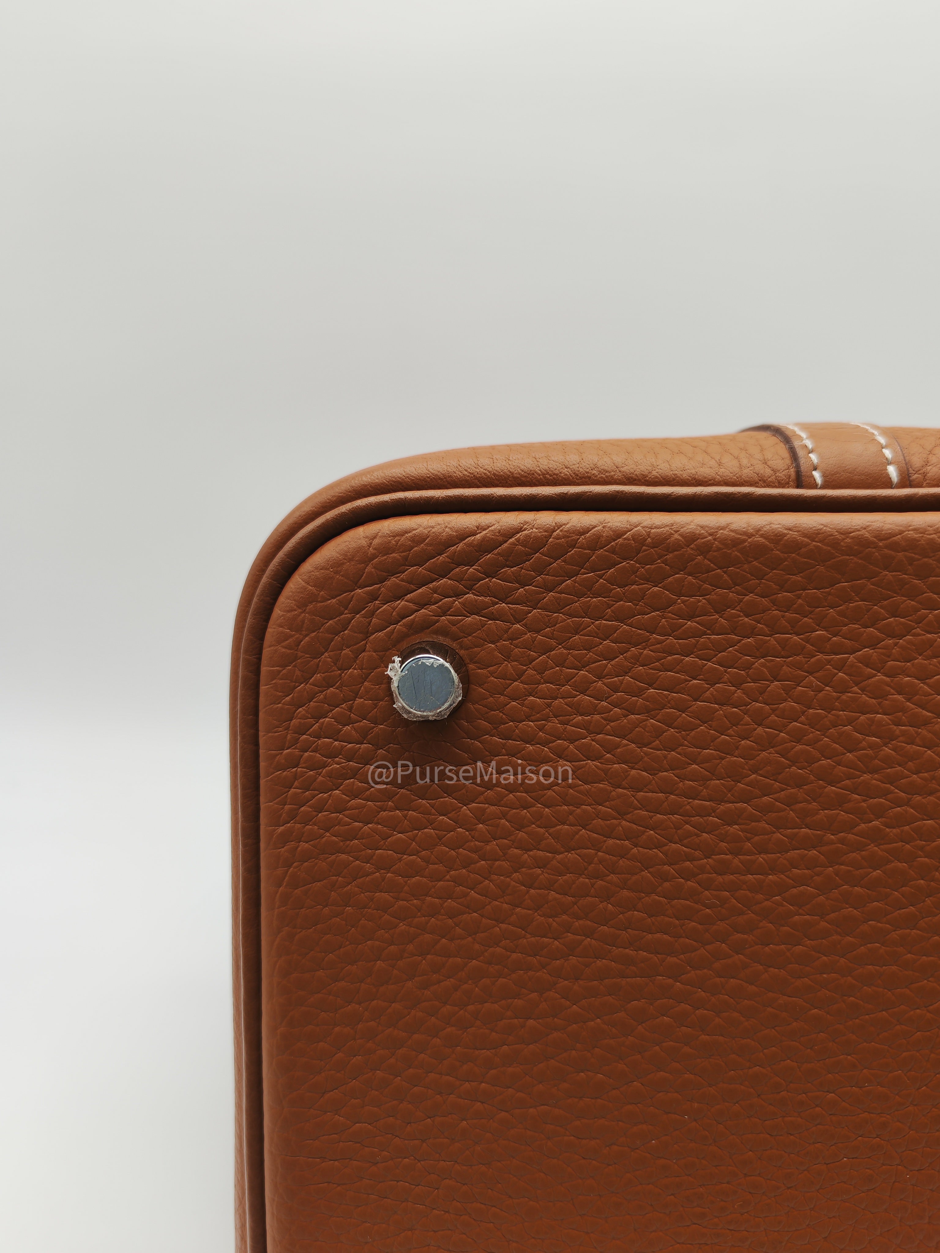 Hermes Picotin 22 in Gold Taurillion Maurice Leather Palladium Hardware Stamp U(2022)