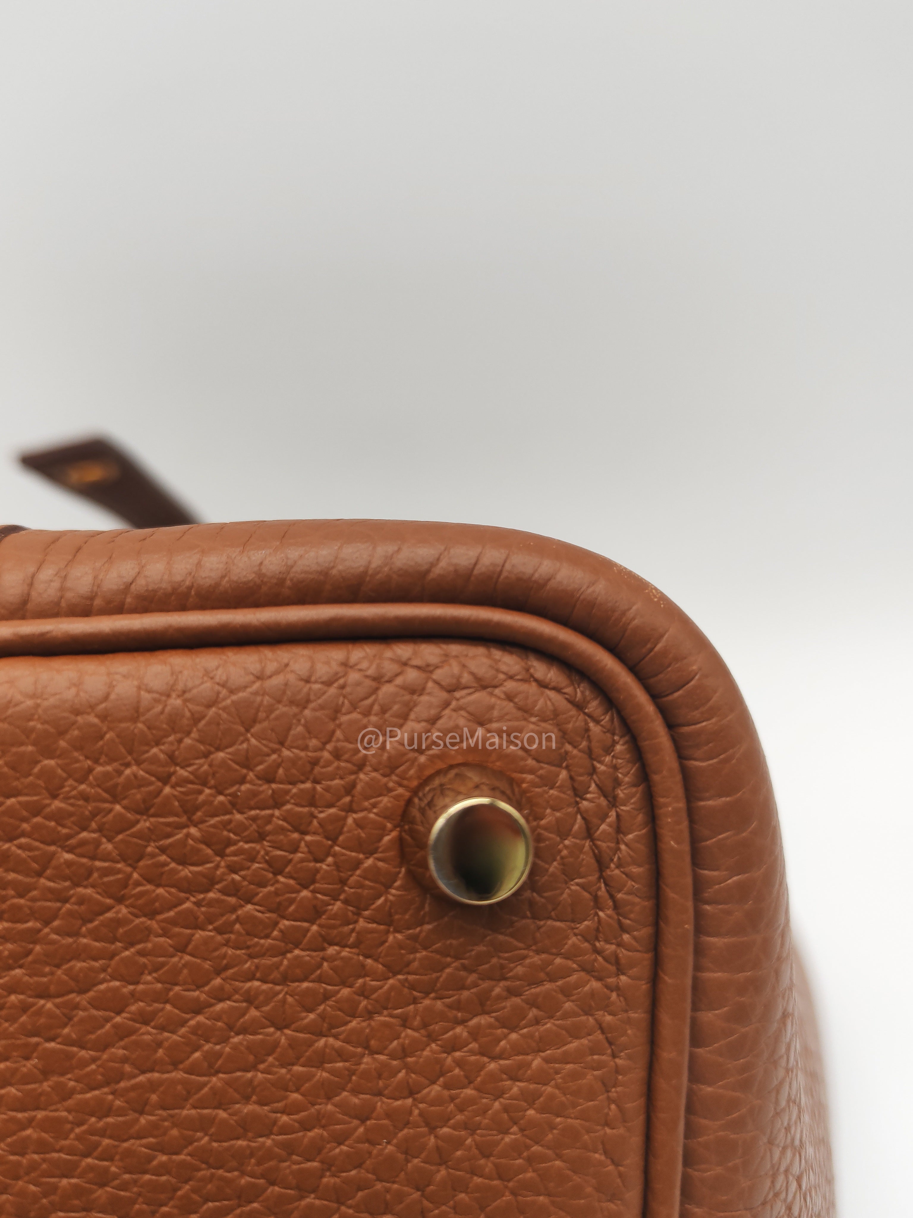 Hermes Picotin Lock 18 in Gold Clemence Leather and Gold Hardware Stamp Z(2021)