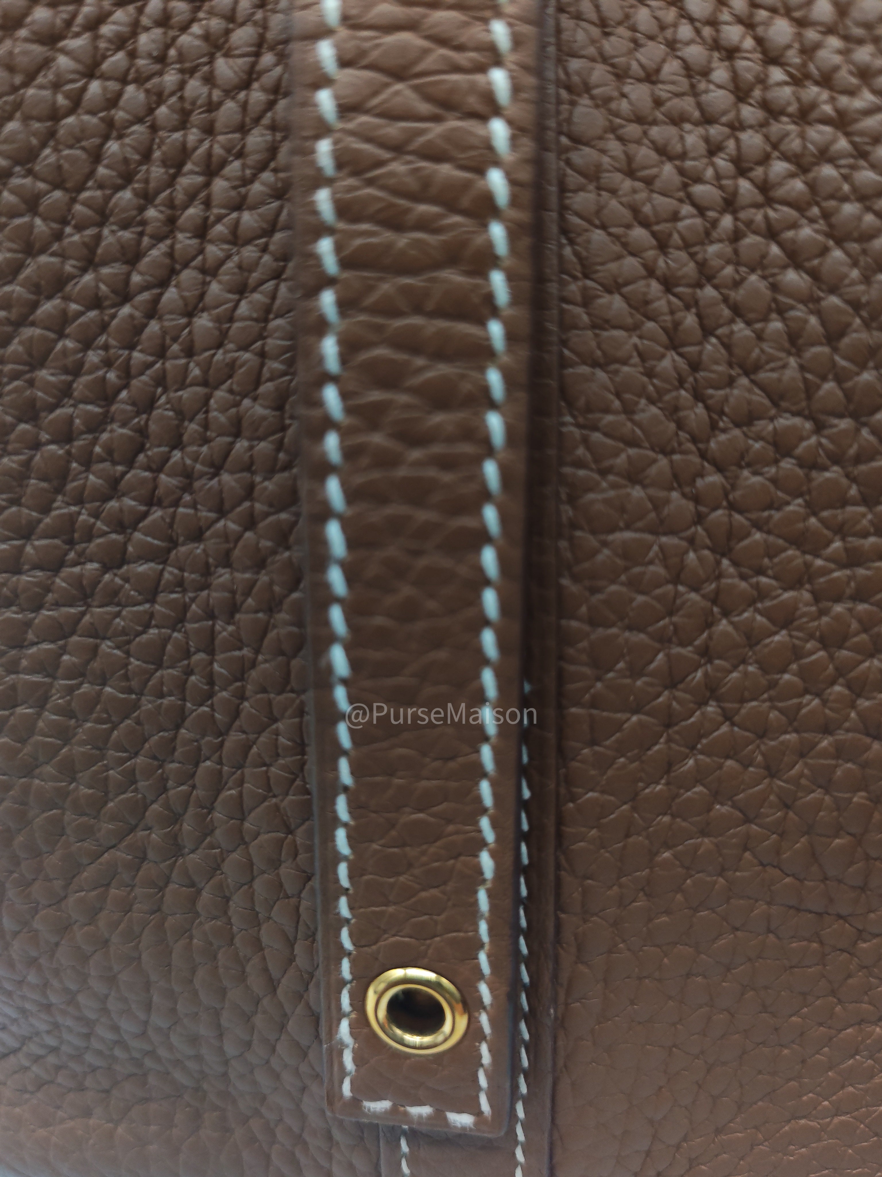 Hermes Picotin Lock 18 in Gold Clemence Leather and Gold Hardware Stamp Z(2021)