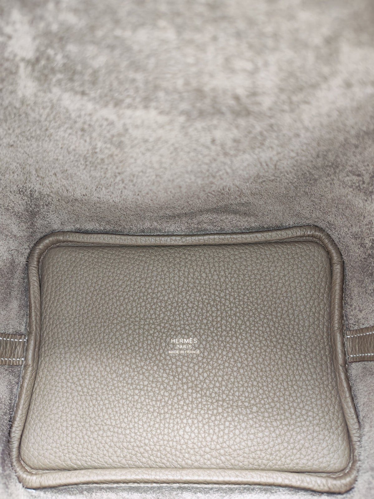 Hermes Picotin Lock 18 in Etoupe Taurillon Clemence Leather Gold Hardware Stamp U (2022)