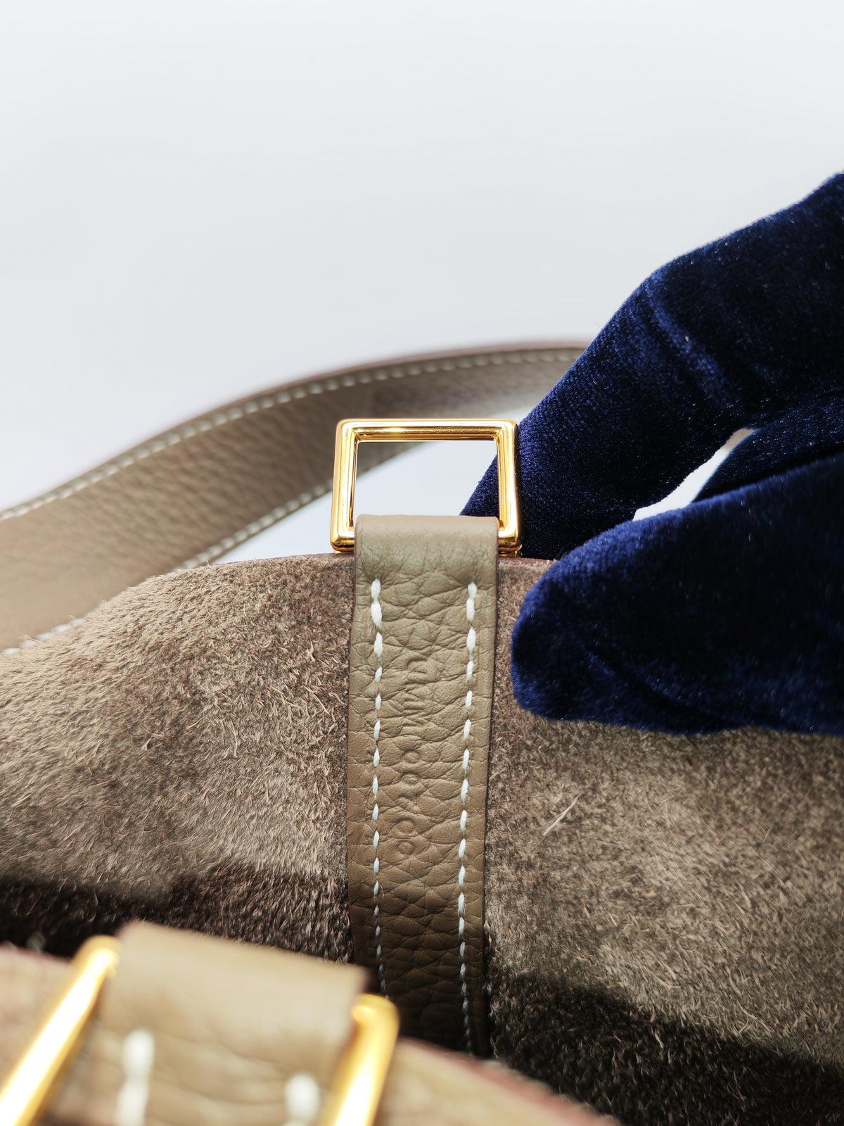 Hermes Picotin Lock 18 in Etoupe Taurillon Clemence Leather Gold Hardware Stamp U (2022)