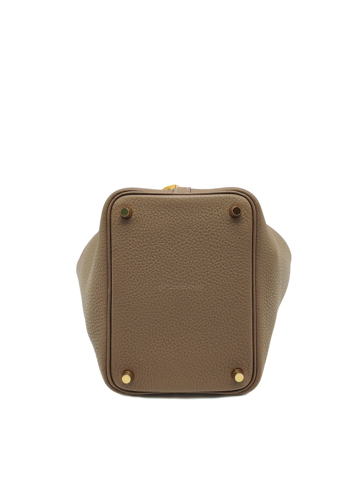 Hermes Picotin Lock 18 in Etoupe Taurillon Clemence Leather Gold Hardware Stamp U (2022)