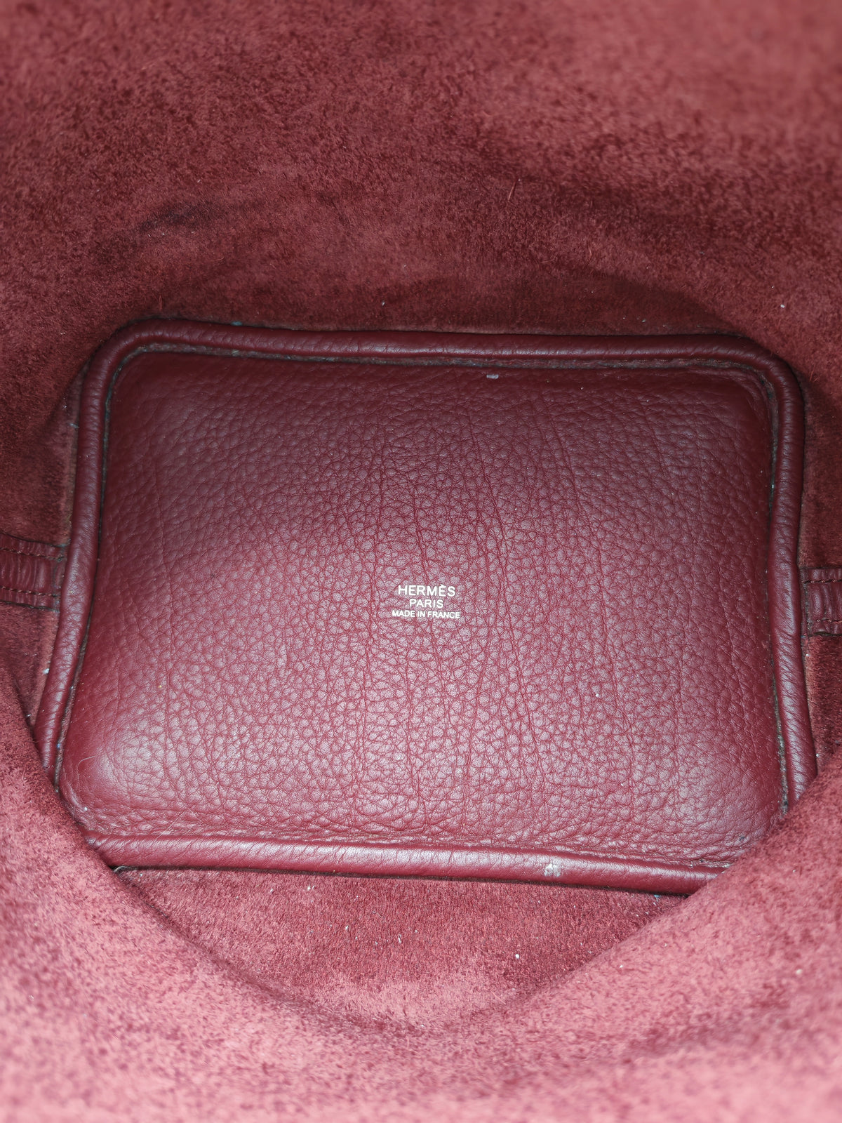 Hermes Picotin Lock 18 in Rouge H Taurillon Clemence Leather and Palladium Hardware Stamp Square O (2011)