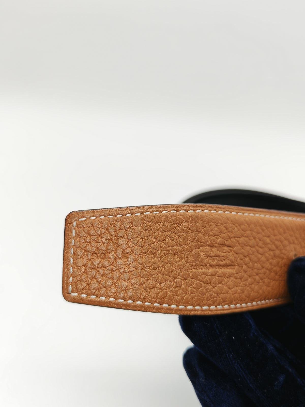 Hermes Reversible Leather Belt in Gold Clemence Leather with Brushed Gold Buckle 90 cm Stamp U (2022)