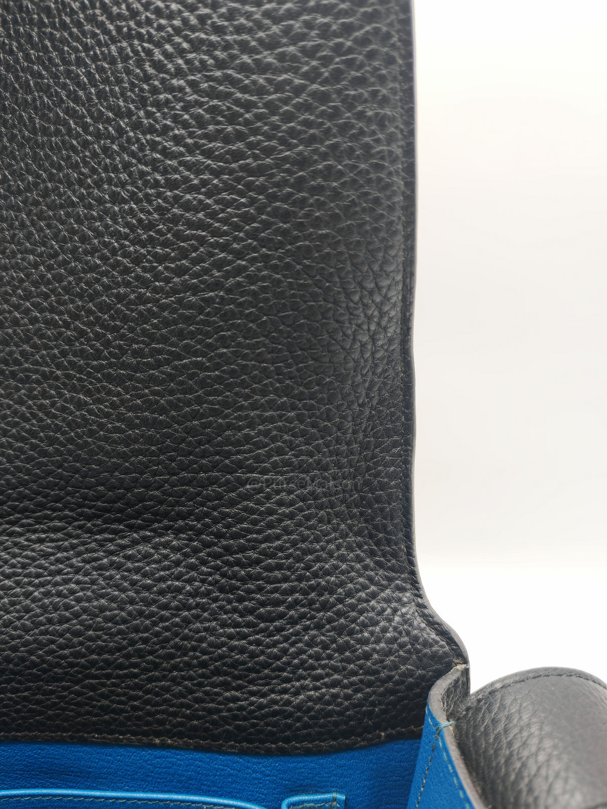 Hermes Steve Messenger Bag in Noir Taurillon Clemence Leather and Palladium Hardware Stamp Square Q (2013) | Purse Maison Luxury Bags Shop