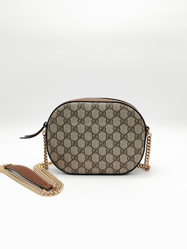 Supreme Monogram Round Camera Bag in Chain Strap