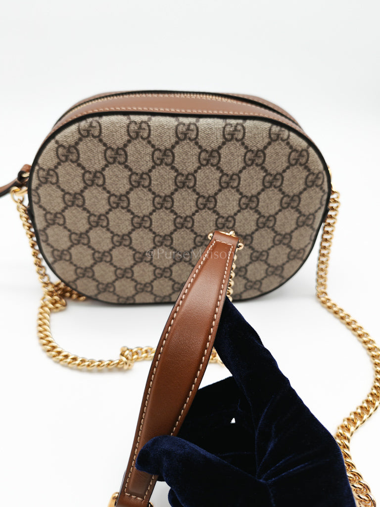 Supreme Monogram Round Camera Bag in Chain Strap