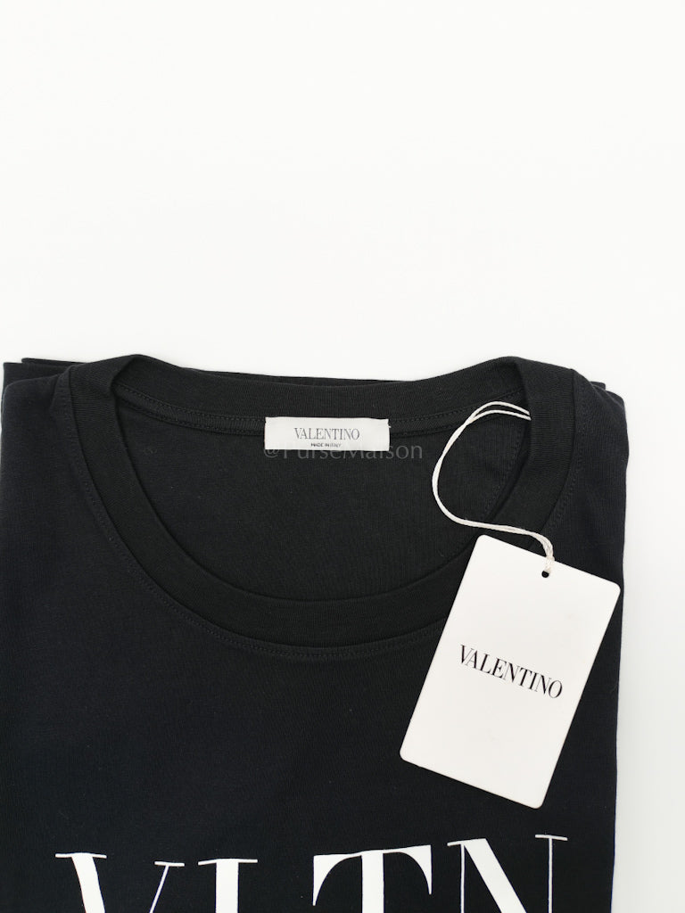 VLTN Logo T-shirt in Black Size L