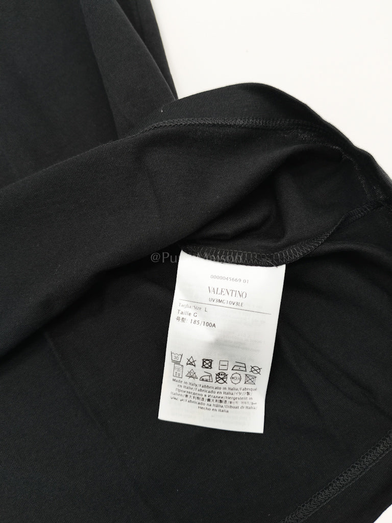 VLTN Logo T-shirt in Black Size L