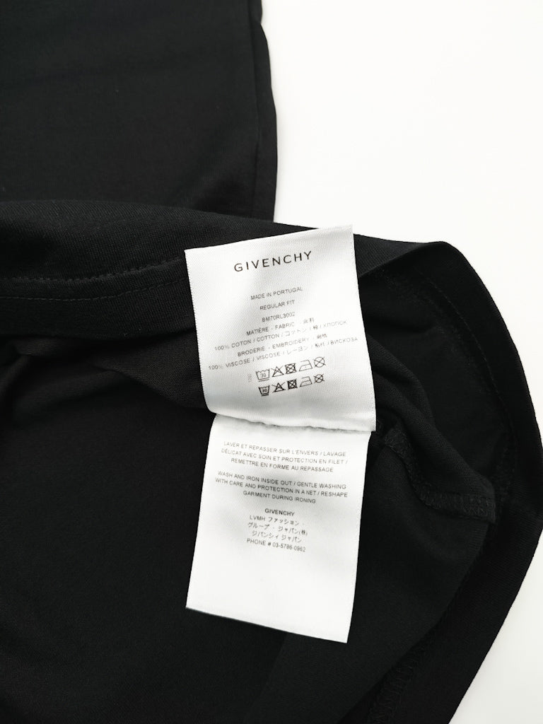 Givenchy Multicolor Paris T-shirt  Logo In Size Small