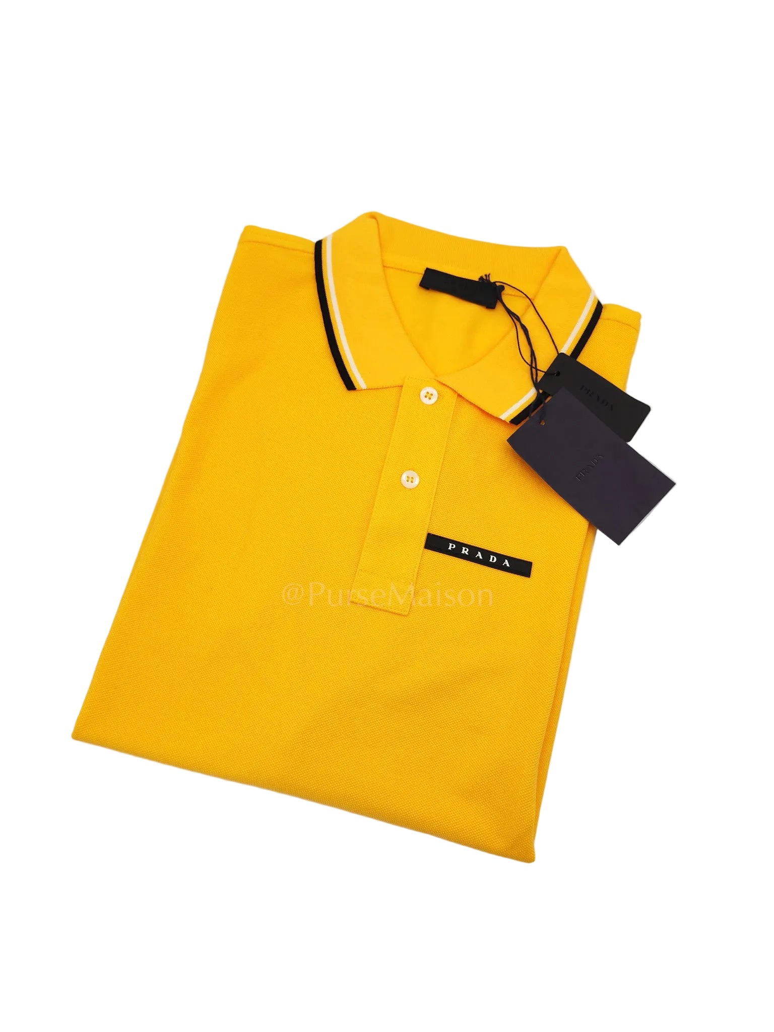 Piquet Sole (Yellow) Polo Shirt  Size XL