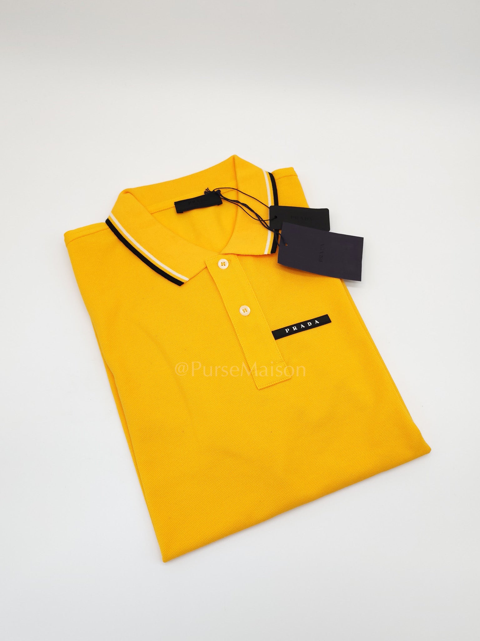 Piquet Sole (Yellow) Polo Shirt  Size XL