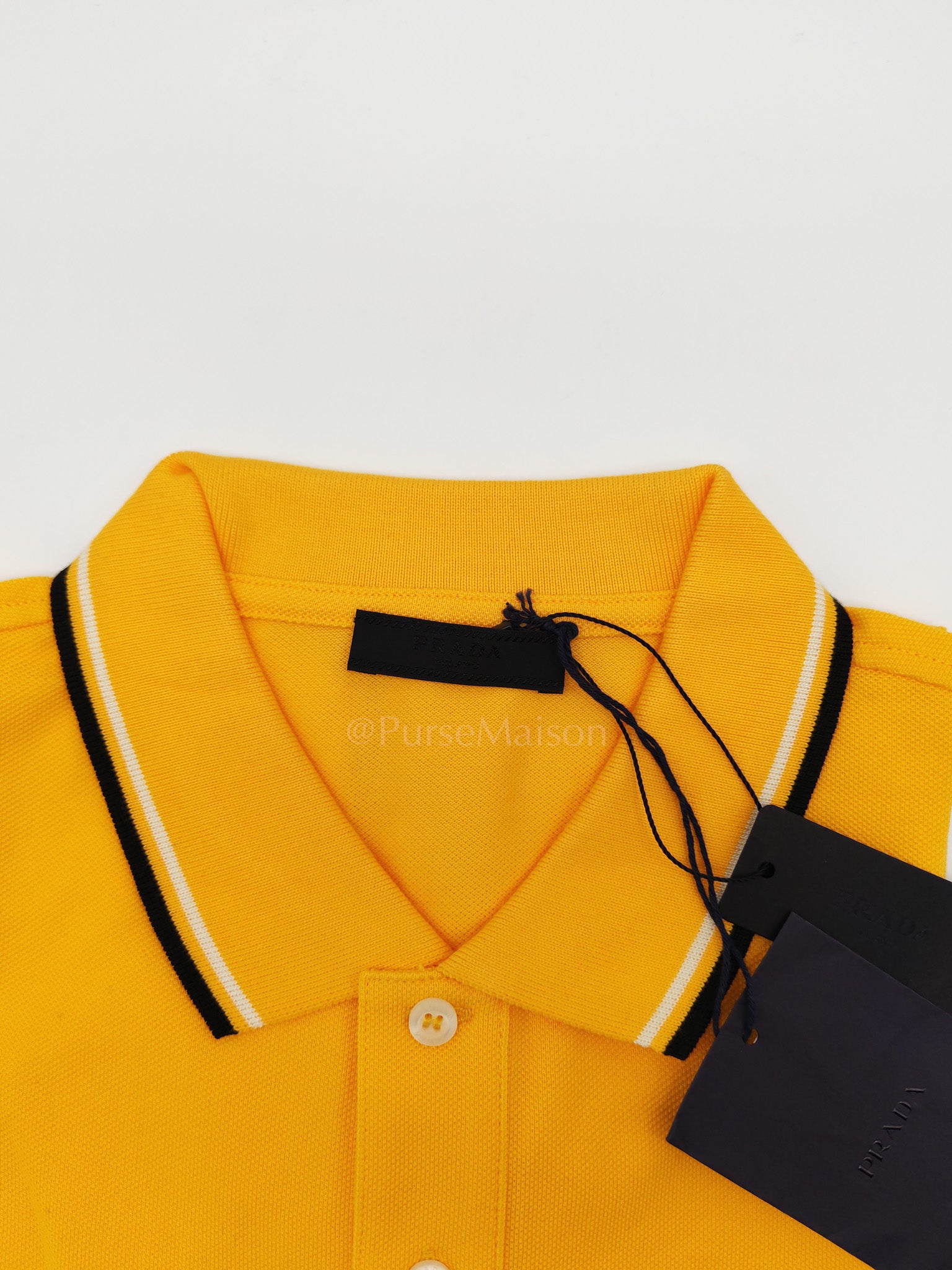 Piquet Sole (Yellow) Polo Shirt  Size XL