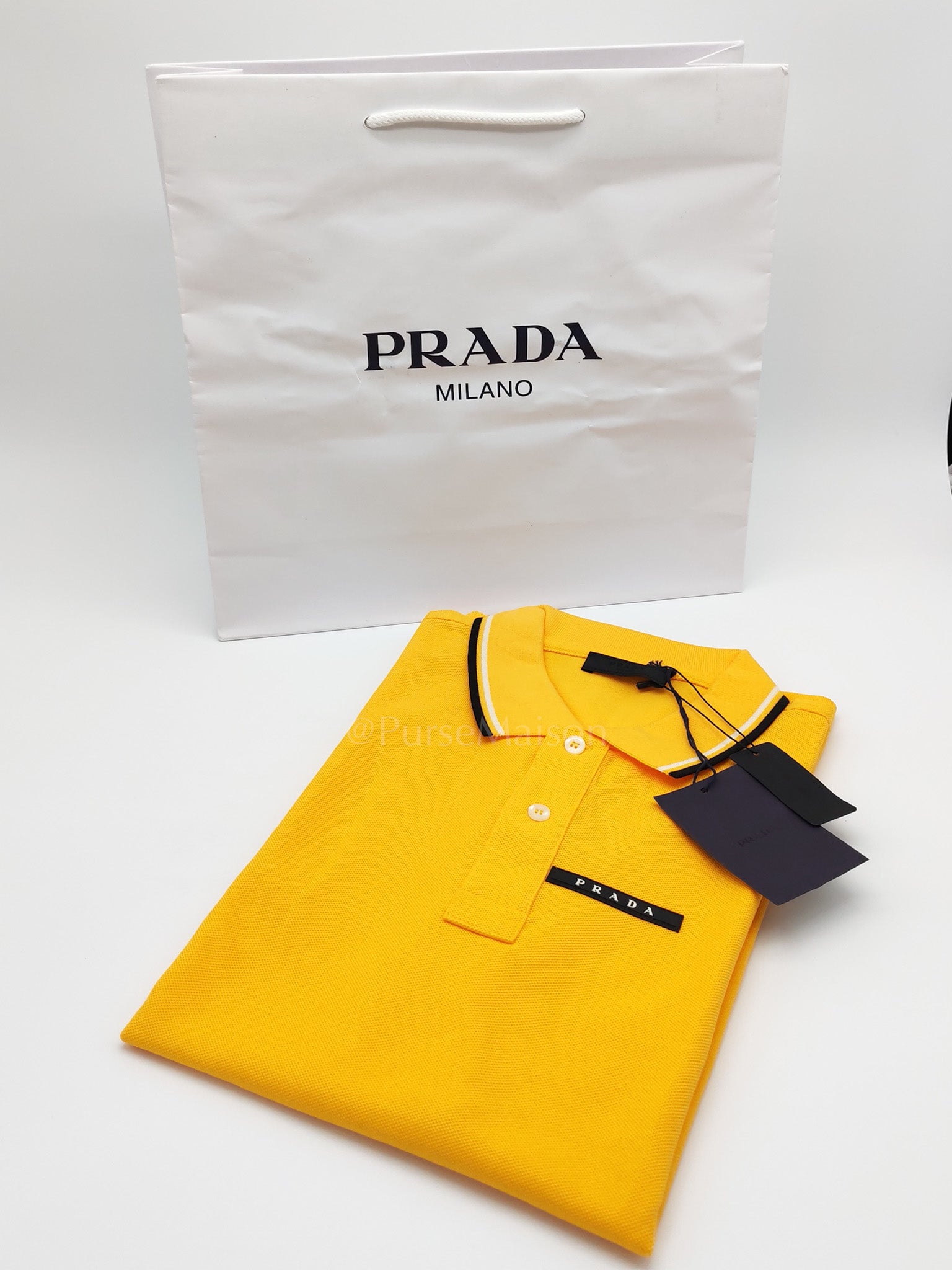 Piquet Sole (Yellow) Polo Shirt  Size XL