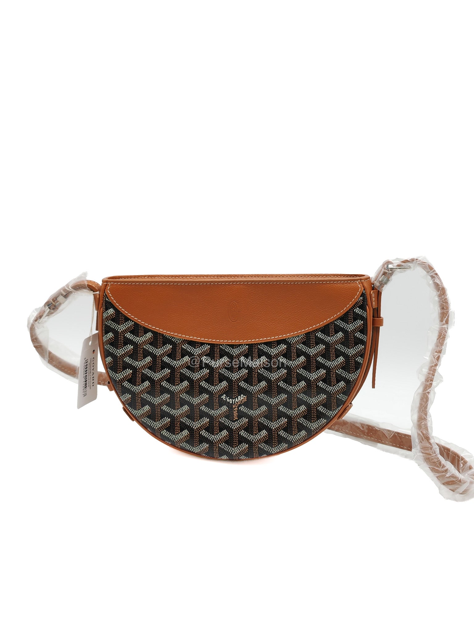 Goyard Hirondelle in Tan Goyardine Canvas Shoulder Bag