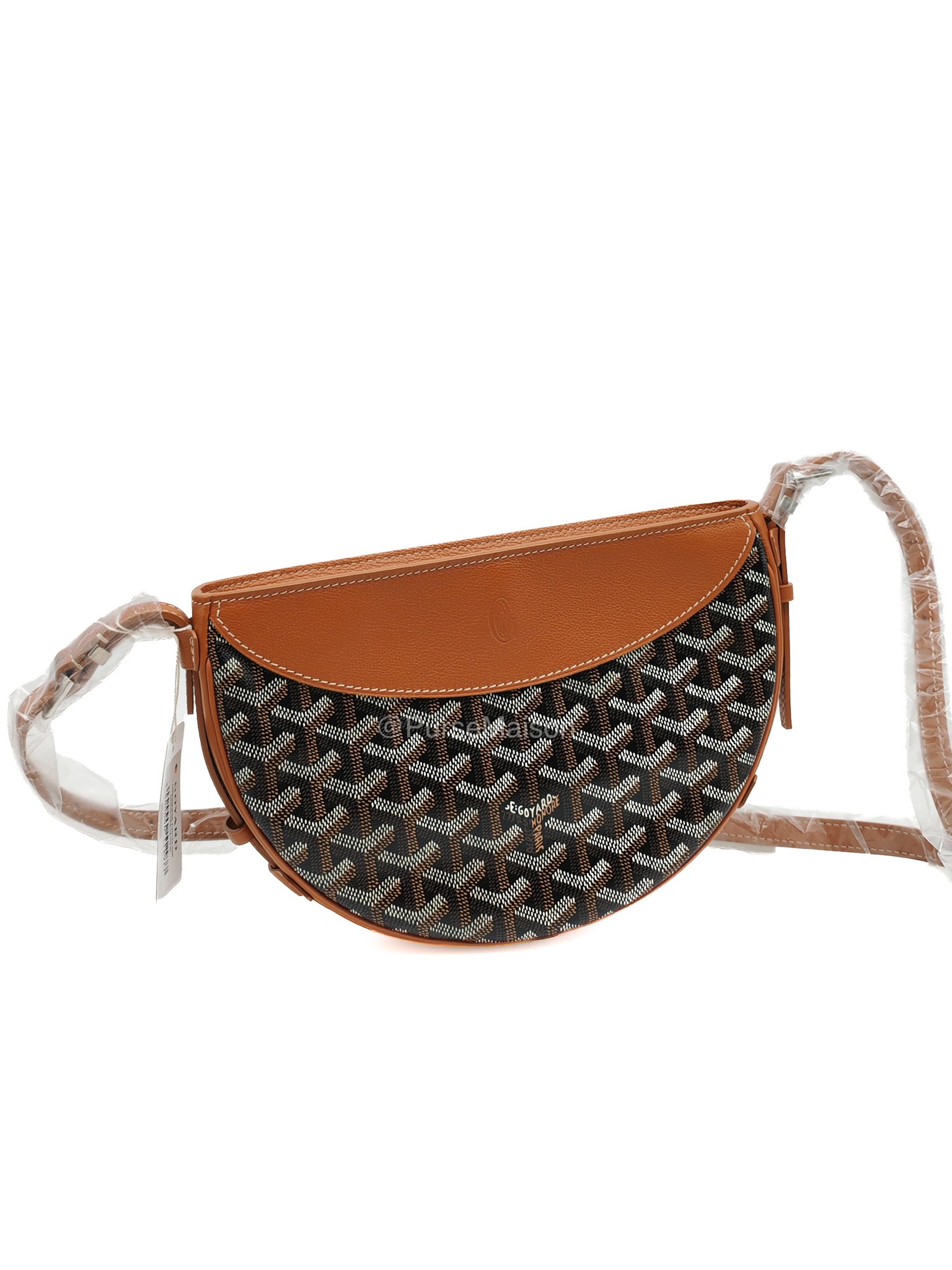 Goyard Hirondelle in Tan Goyardine Canvas Shoulder Bag
