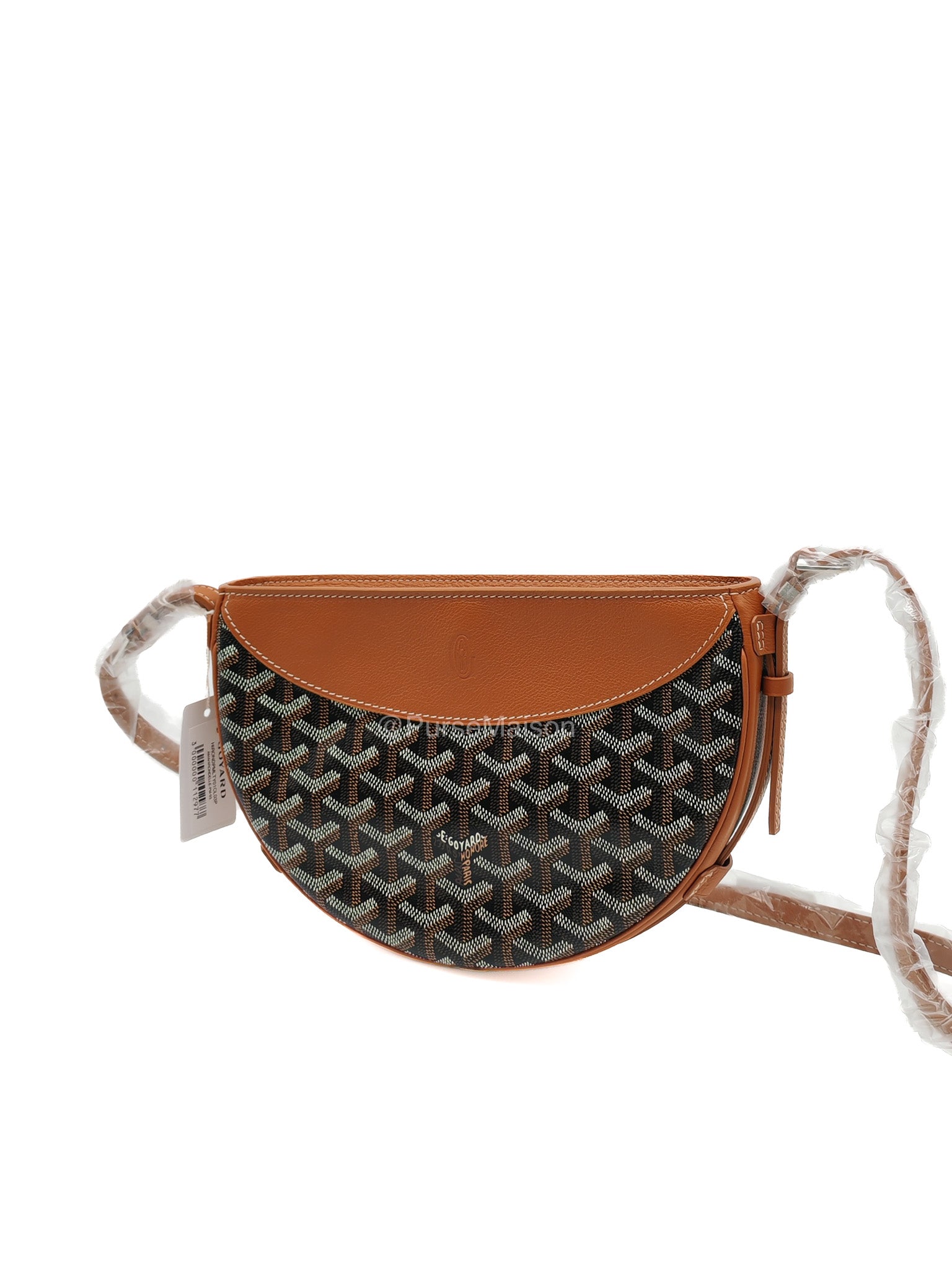 Goyard Hirondelle in Tan Goyardine Canvas Shoulder Bag