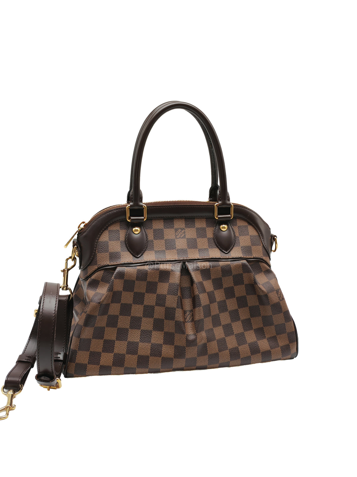 Louis Vuitton Trevi PM in Damier Ebene Canvas and Gold Hardware (Datecode: FL1080)