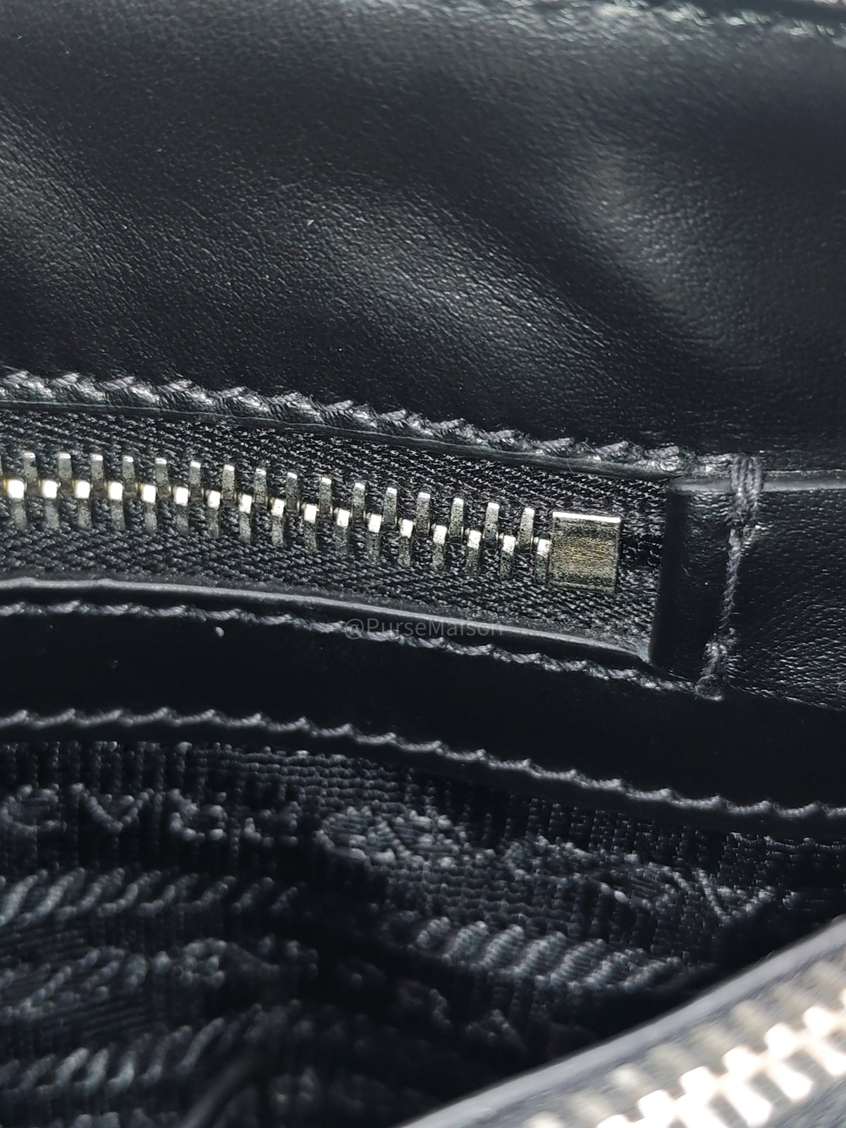 Prada Briefcase/Work Tote Bag in Black Saffiano Leather and Silver Hardware