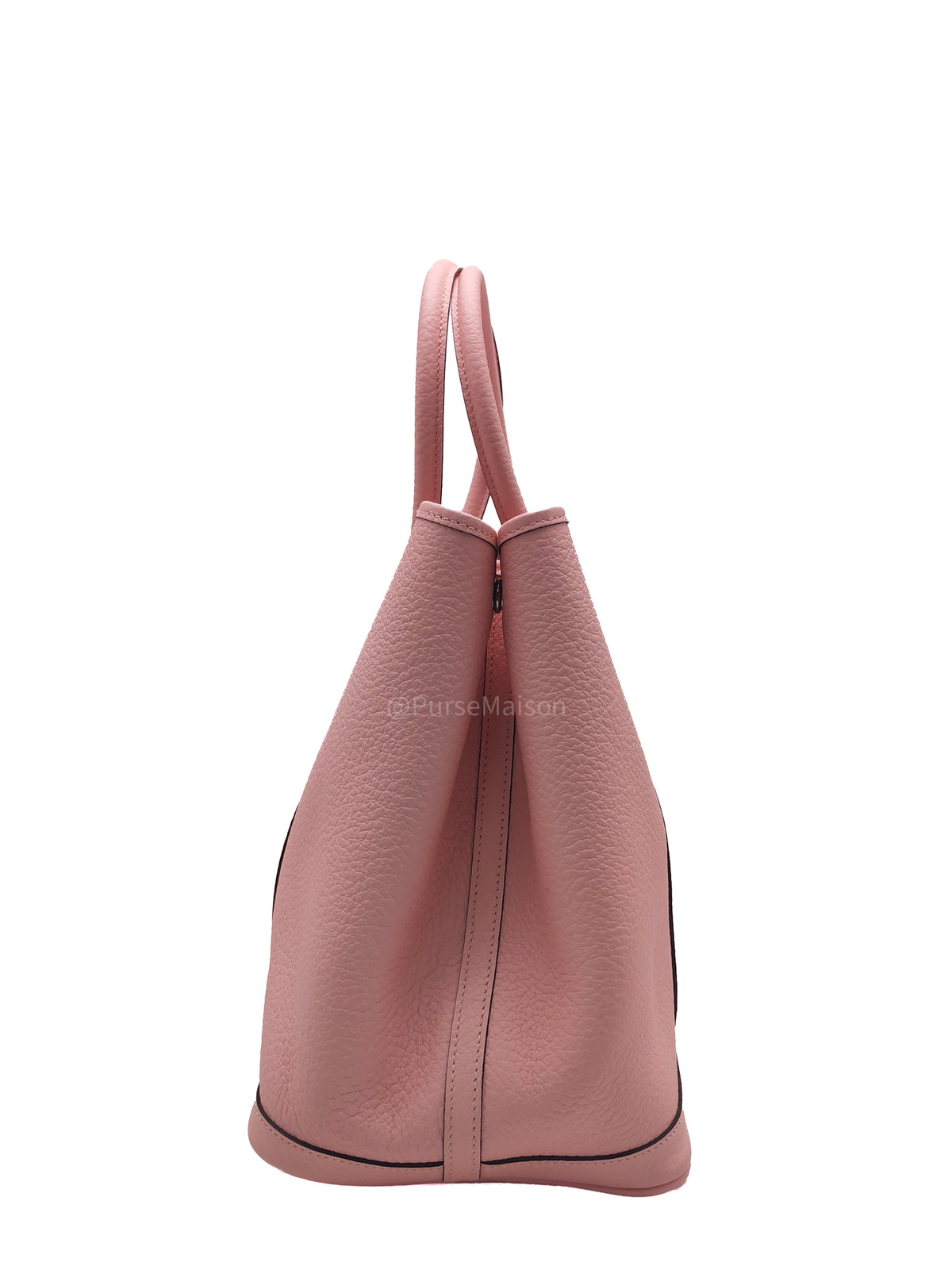 Hermes Garden Party Tote 36 (GPT) in Rose Sakura Clemence Leather and Palladium Hardware Stamp T (2015)