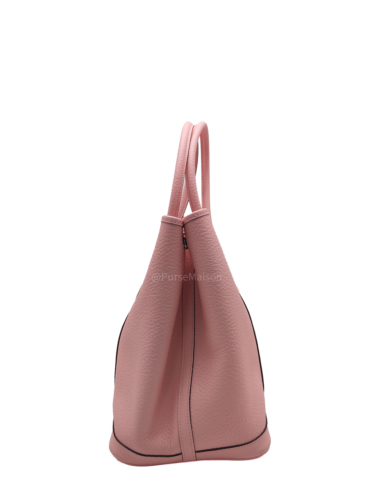 Hermes Garden Party Tote 36 (GPT) in Rose Sakura Clemence Leather and Palladium Hardware Stamp T (2015)