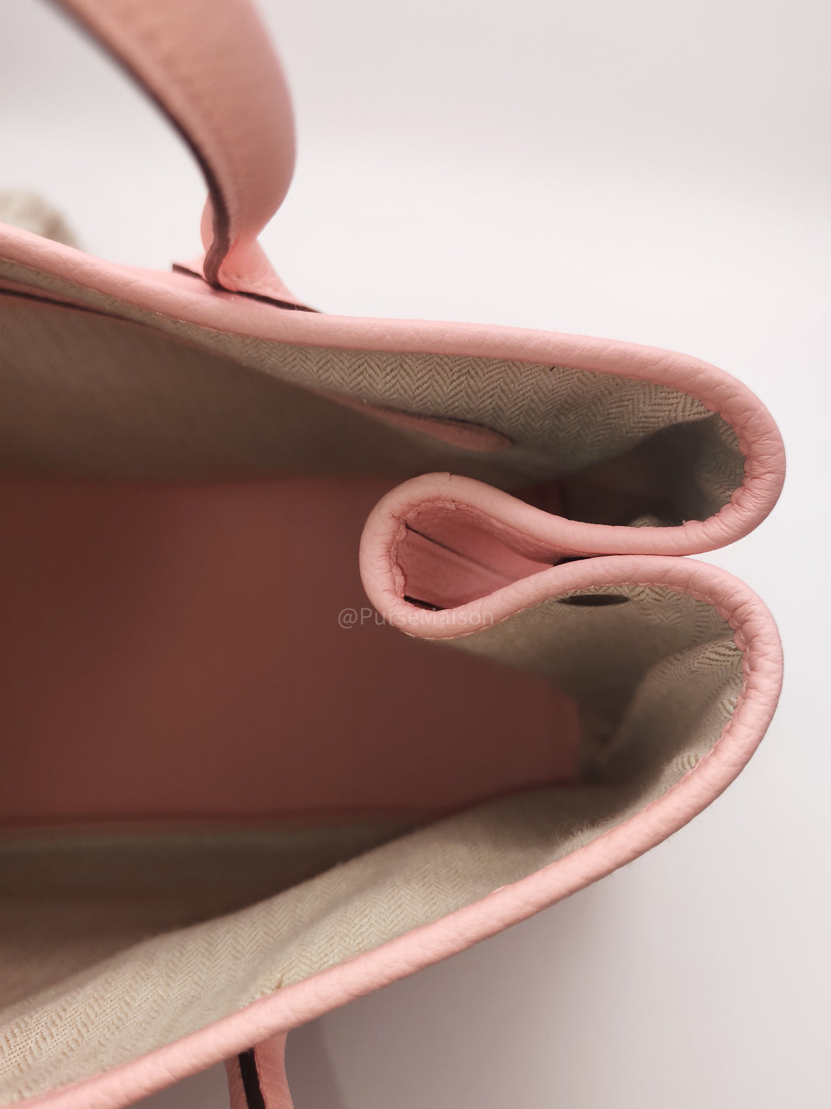 Hermes Garden Party Tote 36 (GPT) in Rose Sakura Clemence Leather and Palladium Hardware Stamp T (2015)