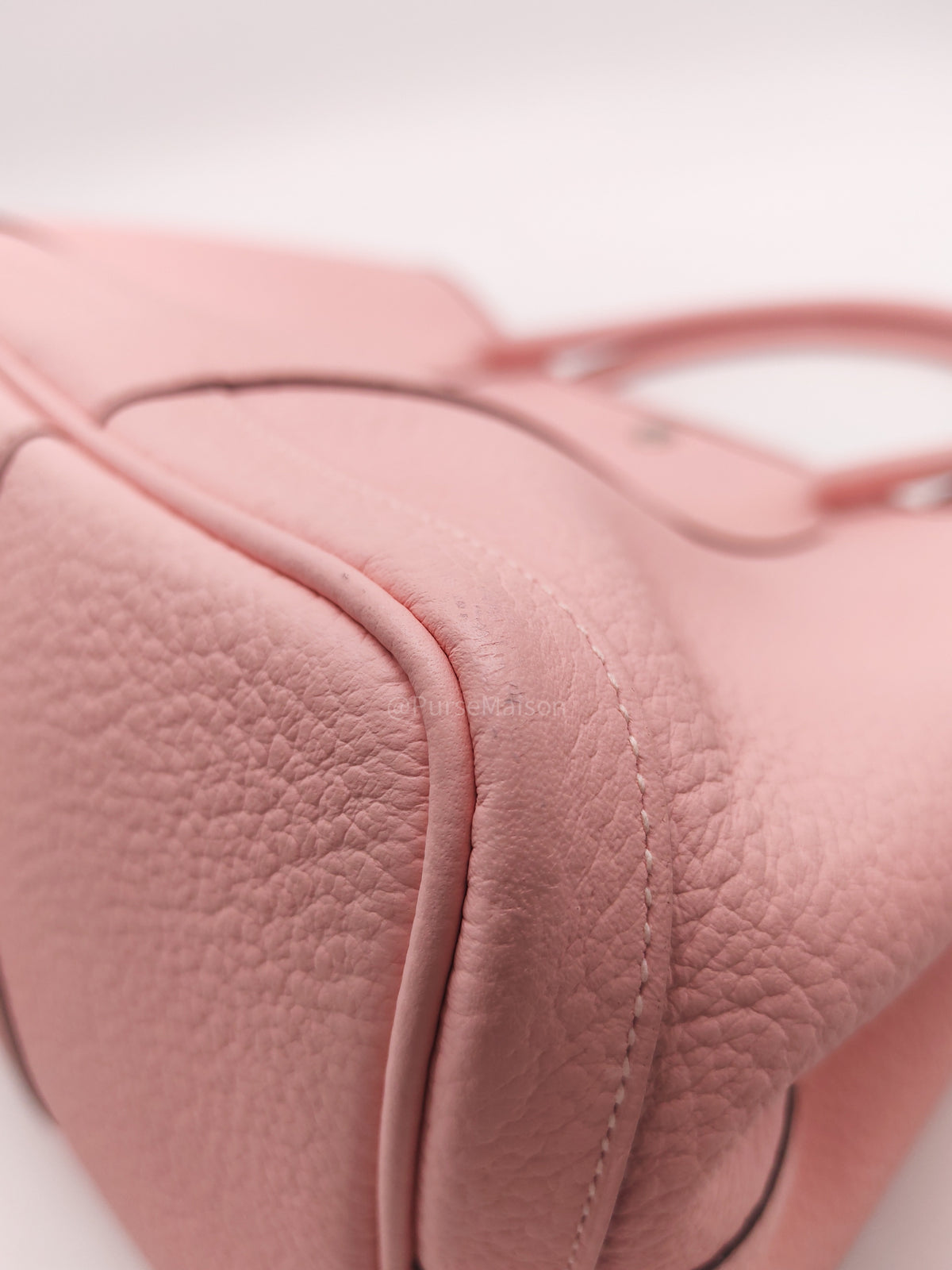 Hermes Garden Party Tote 36 (GPT) in Rose Sakura Clemence Leather and Palladium Hardware Stamp T (2015)