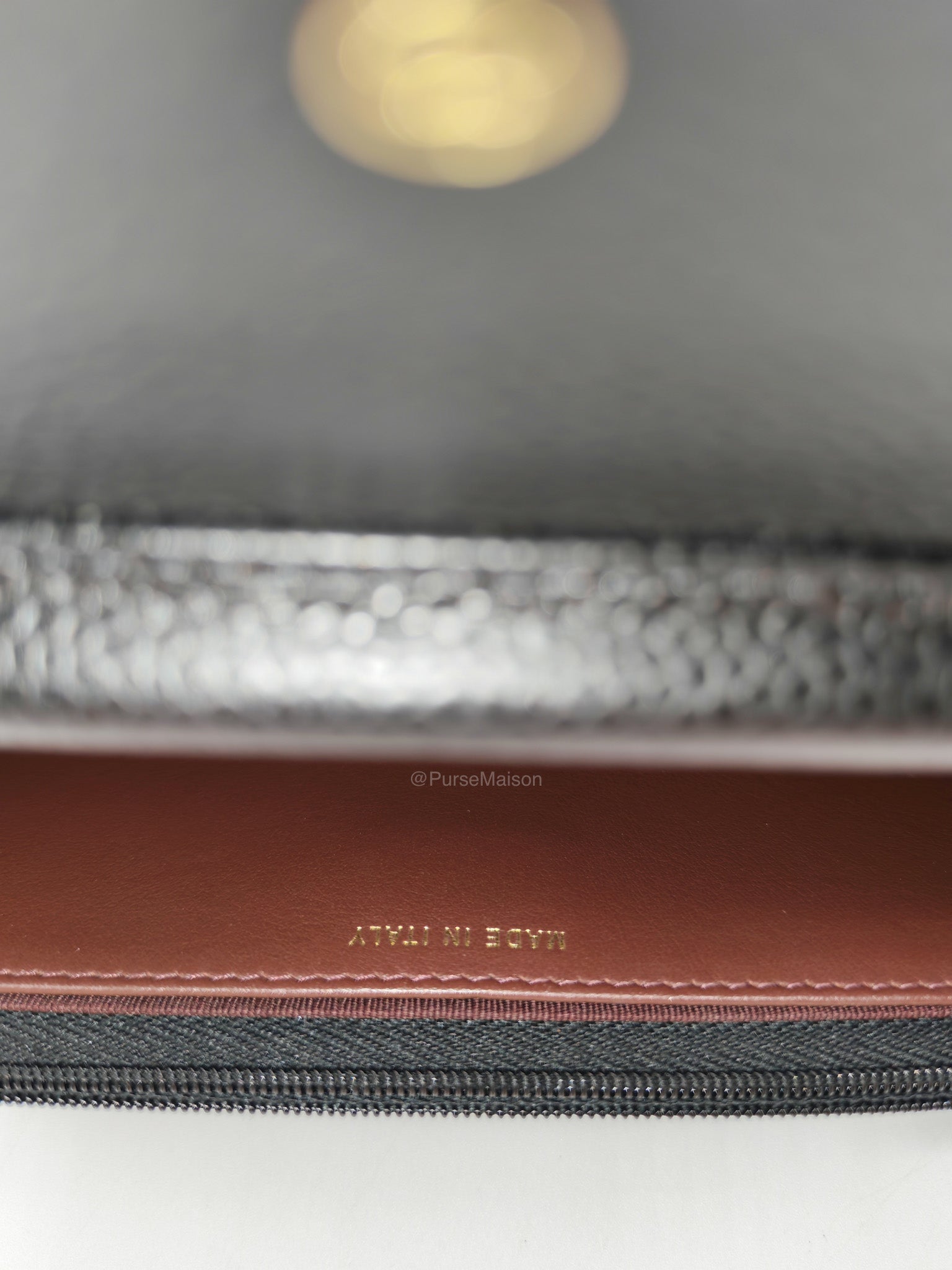 Chanel Wallet on Chain in Black Quilted Caviar Leather and Gold Hardware Microchip