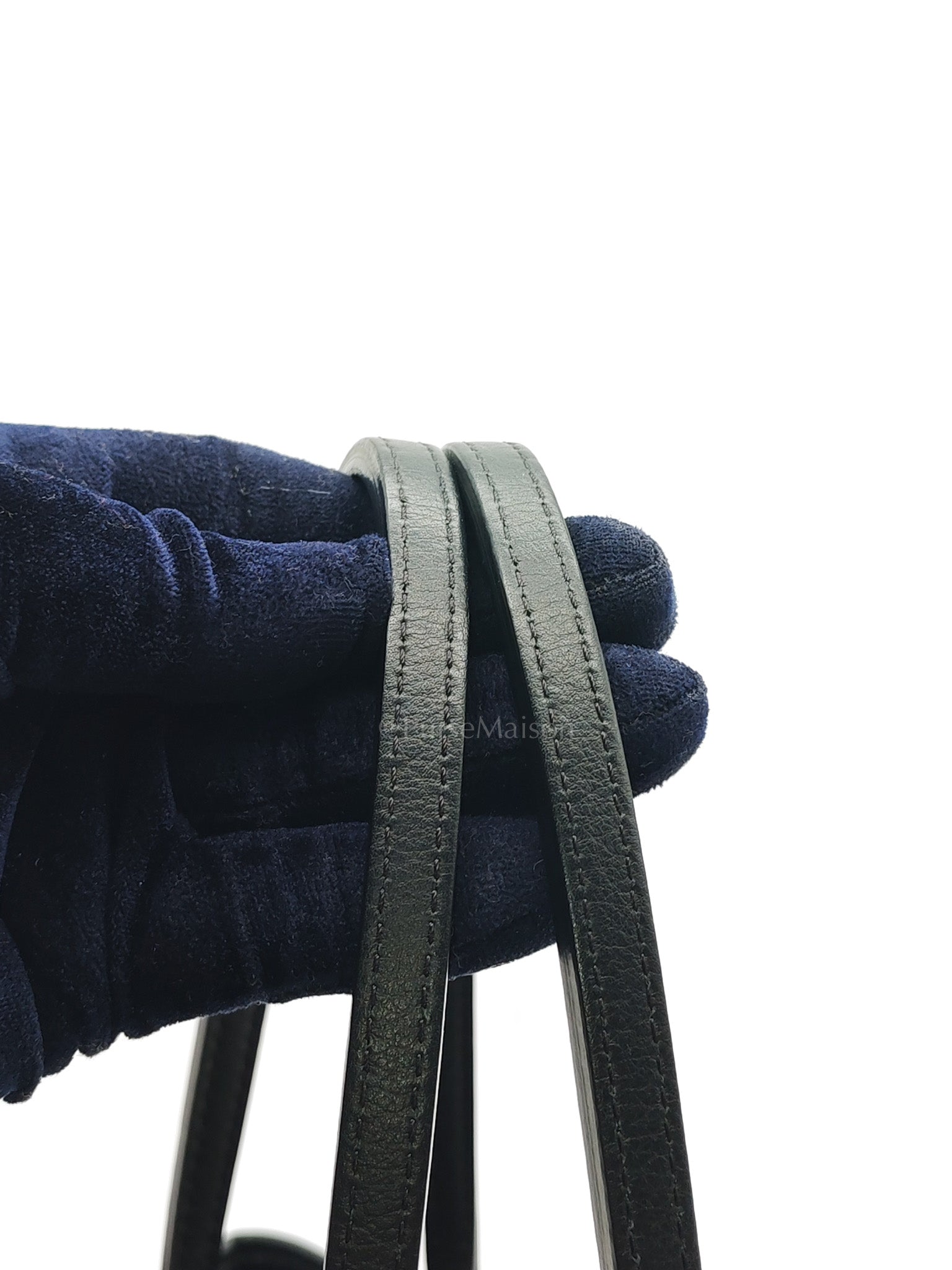 Mini Anjou in Black Goyardine Canvas