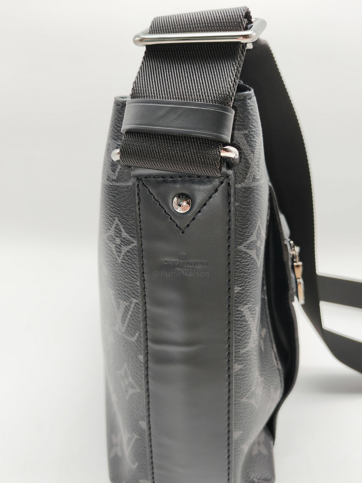 Louis Vuitton Odyssey Messenger Bag PM in Monogram Eclipse Canvas