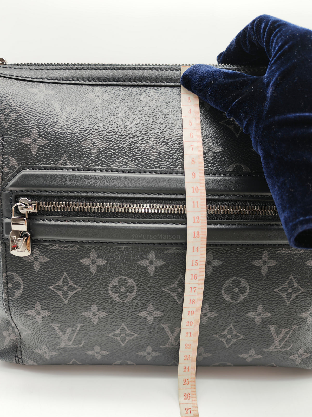 Louis Vuitton Odyssey Messenger Bag PM in Monogram Eclipse Canvas