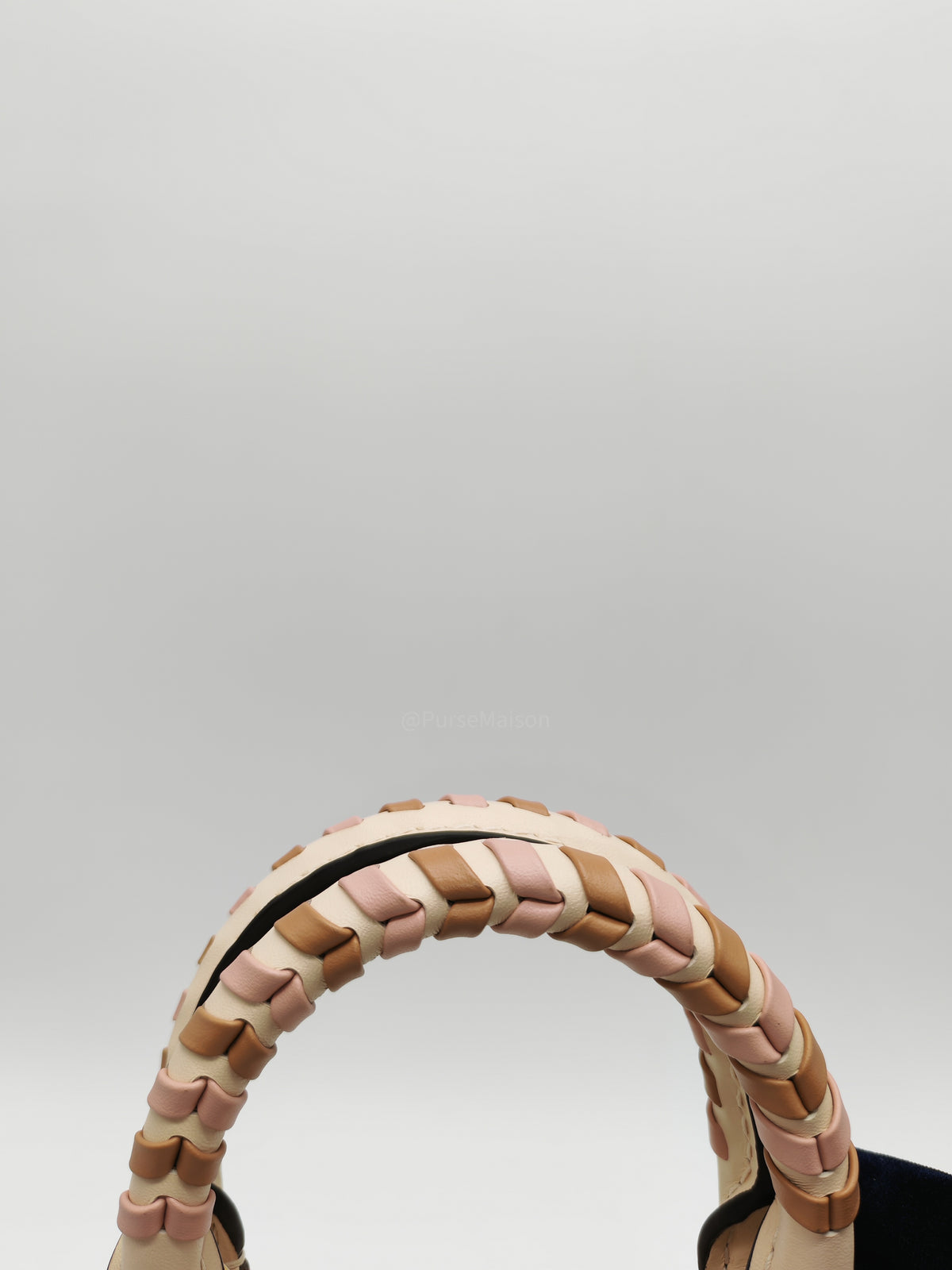 Louis Vuitton Alma BB in Damier Azur Canvas Braided Handles and Gold Hardware (Datecode: TH0036)