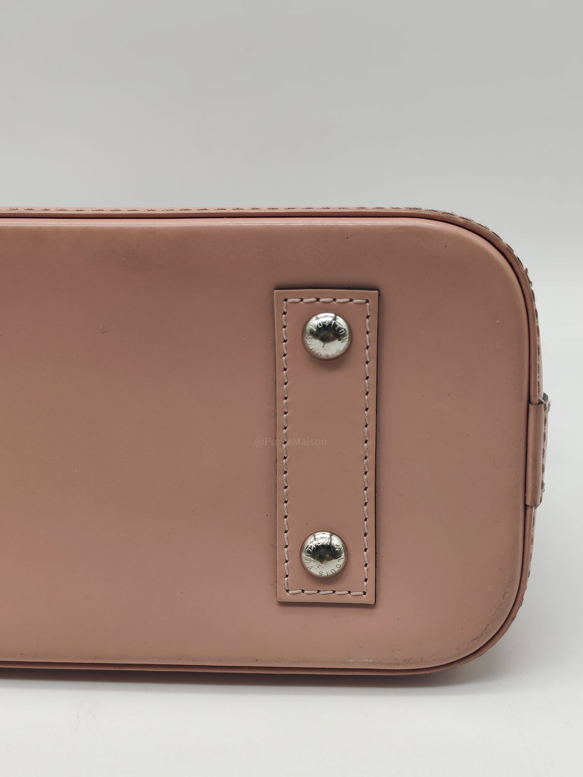 Louis Vuitton Alma BB Handbag in Rose Ballerine Epi Leather and Silver Hardware (Datecode: SN3240)